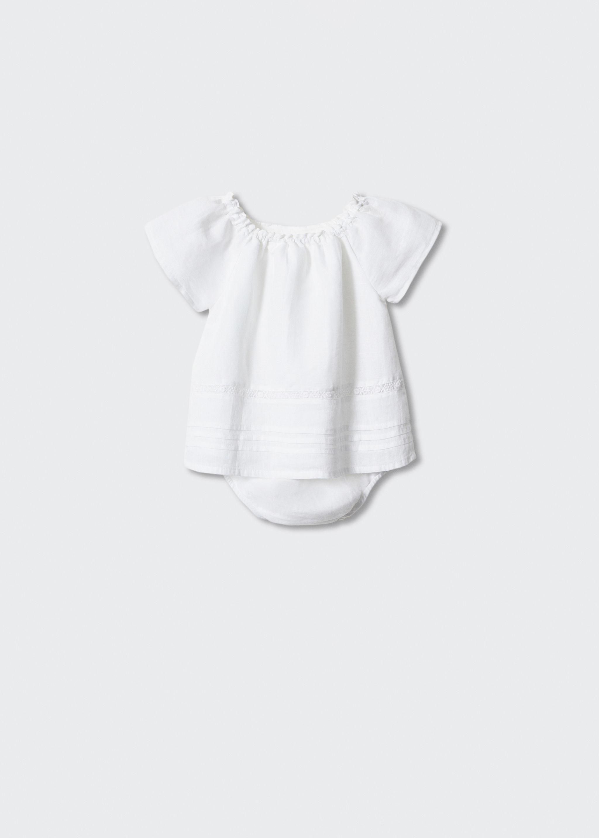 Cotton dress and nappy cover - Reverse of the article