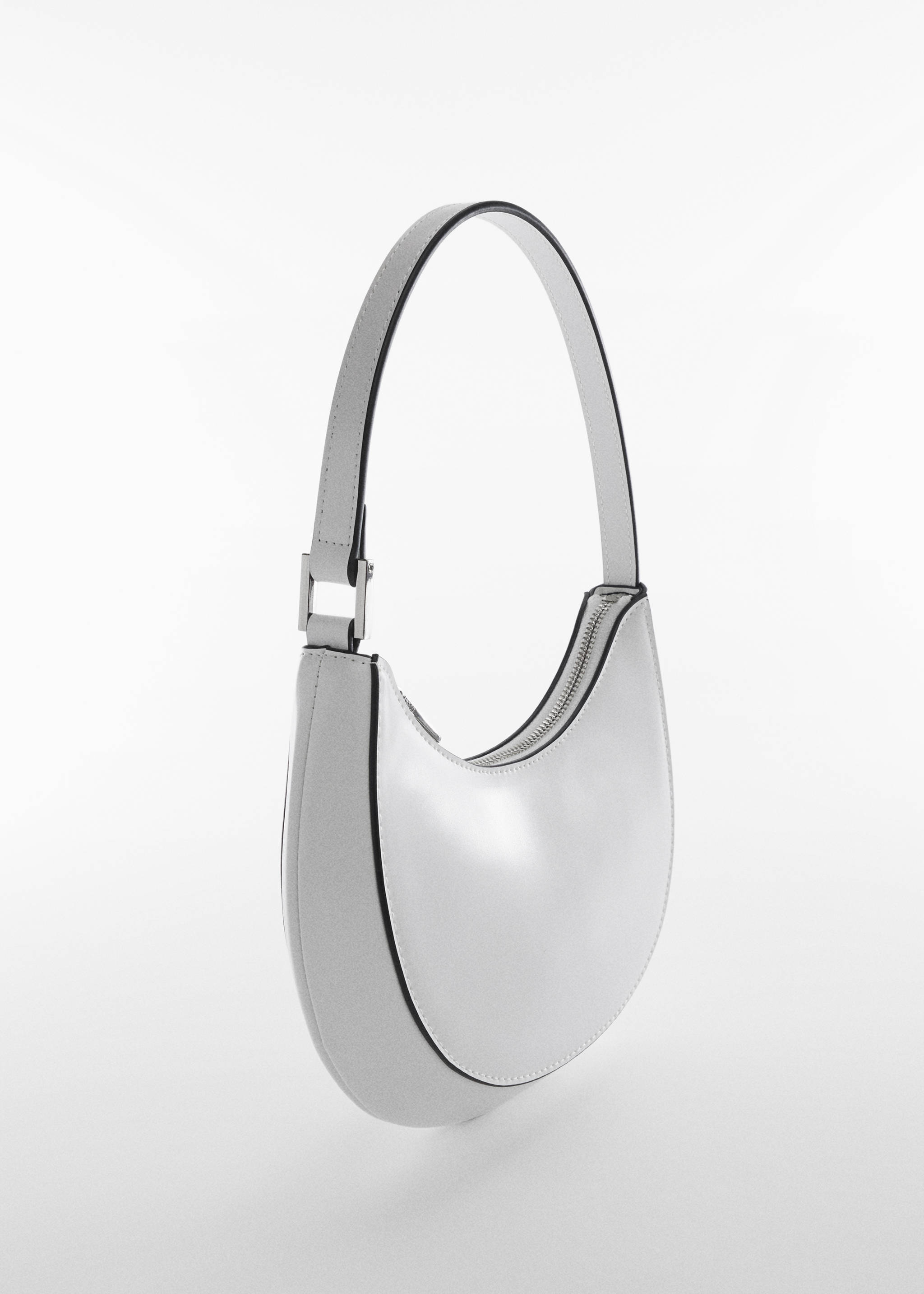 Ovale Tasche mit kurzem Henkel - Mittlere Ansicht