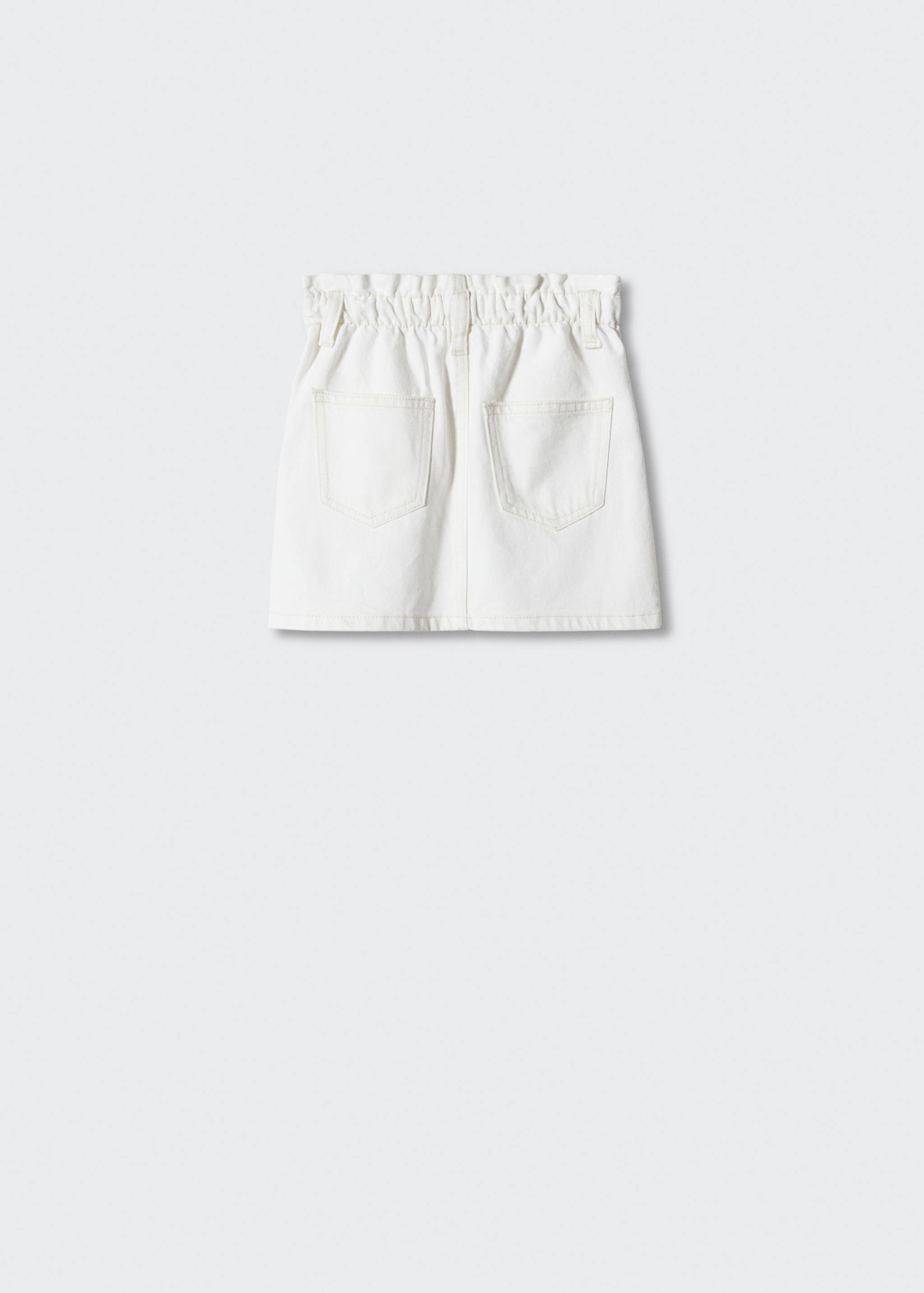 Paperbag-Jeansrock - Rückseite des Artikels