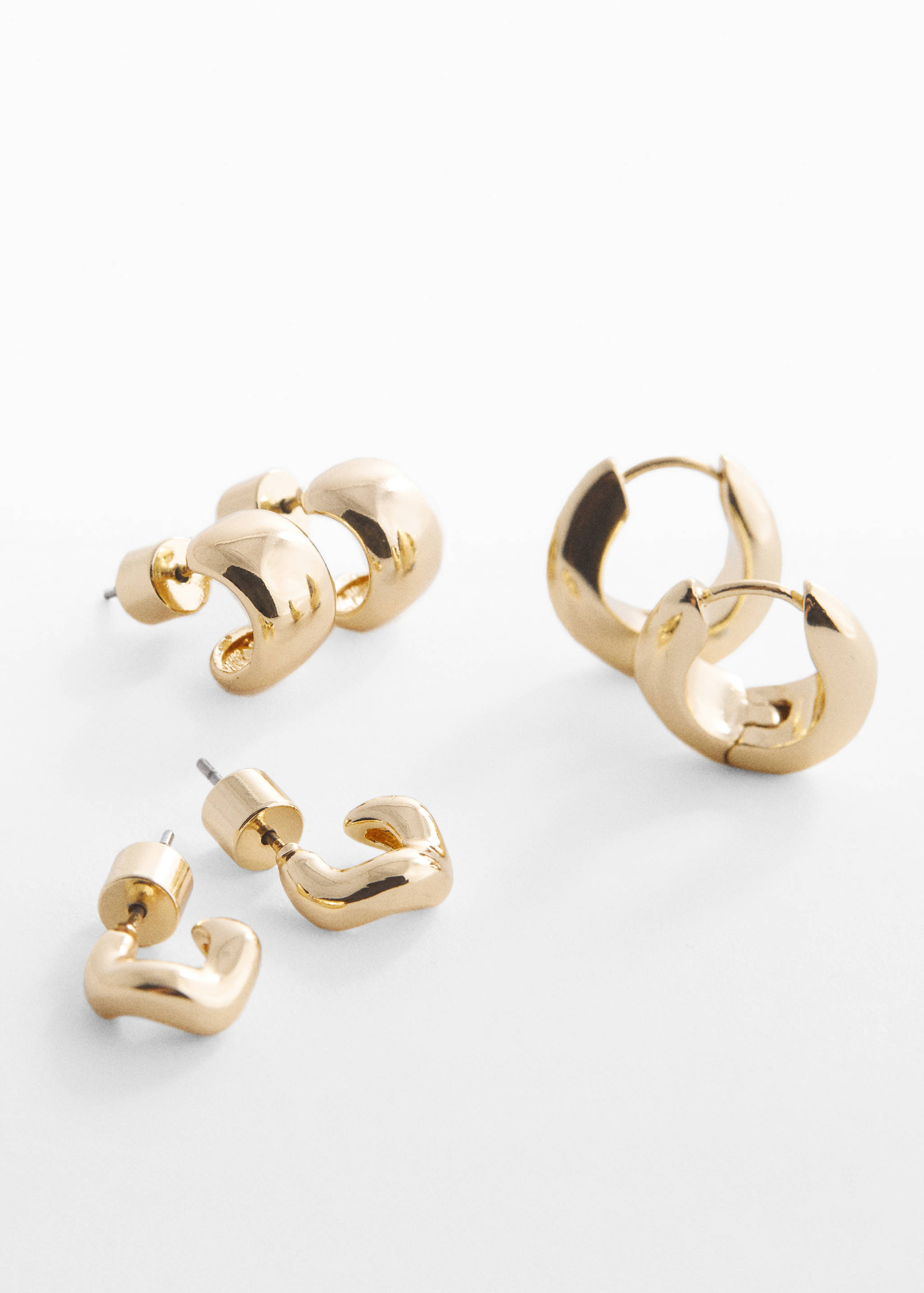 Set pendientes aros - Plano medio