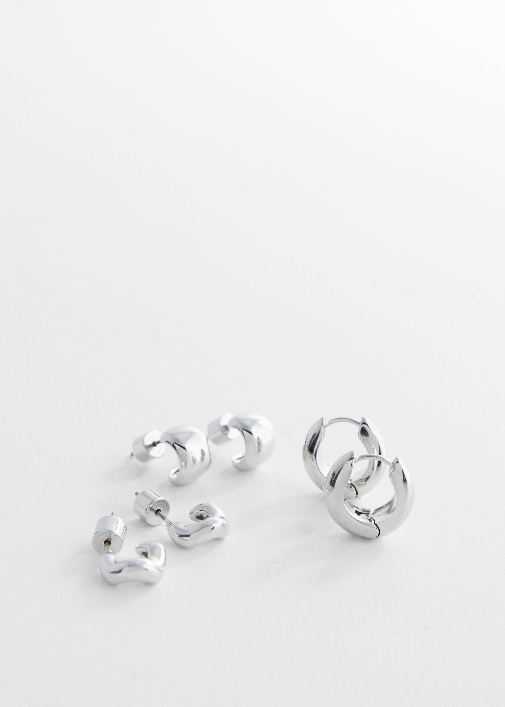 Set pendientes aros - Plano medio