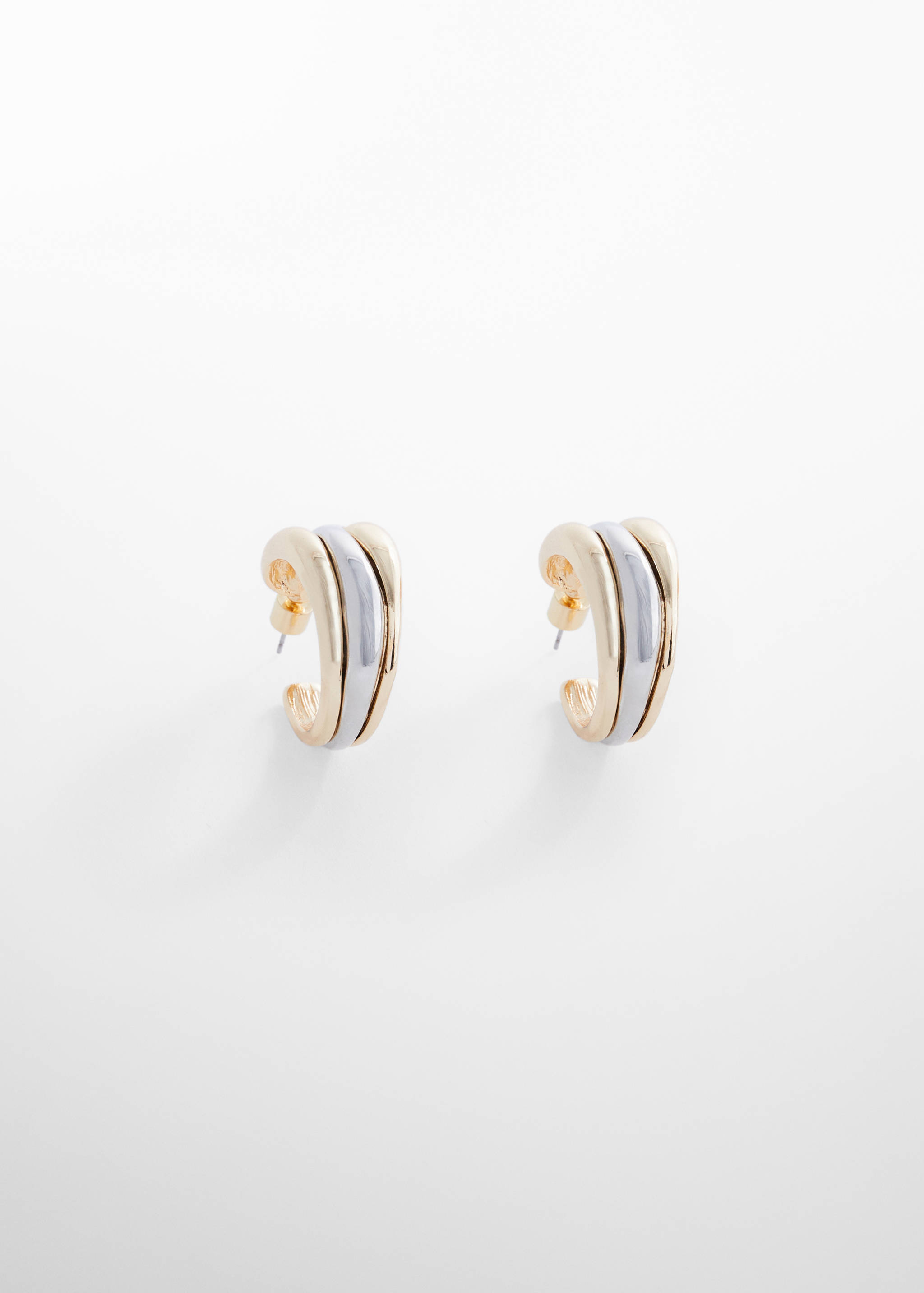 Two-tone earrings - Article without model