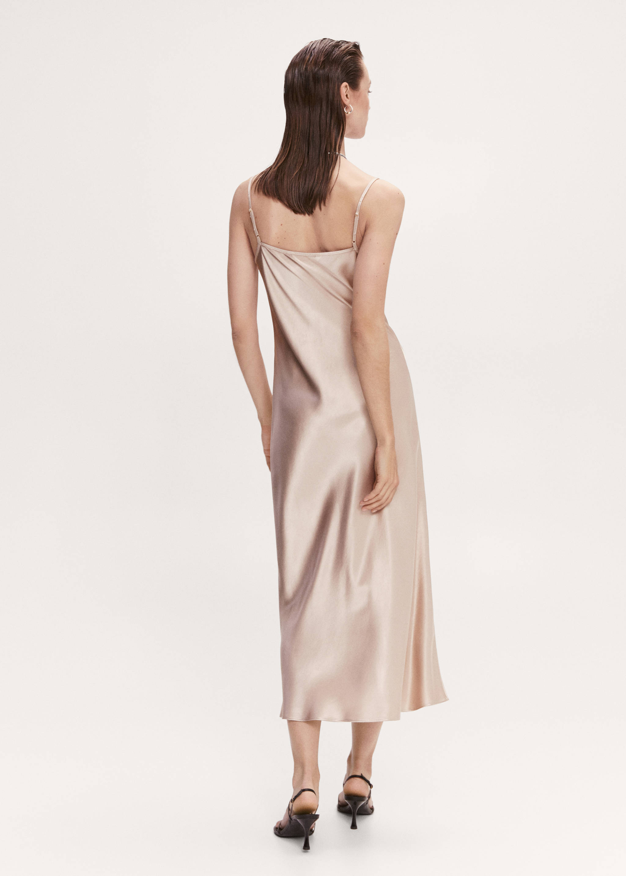 Satin camisole dress - Reverse of the article