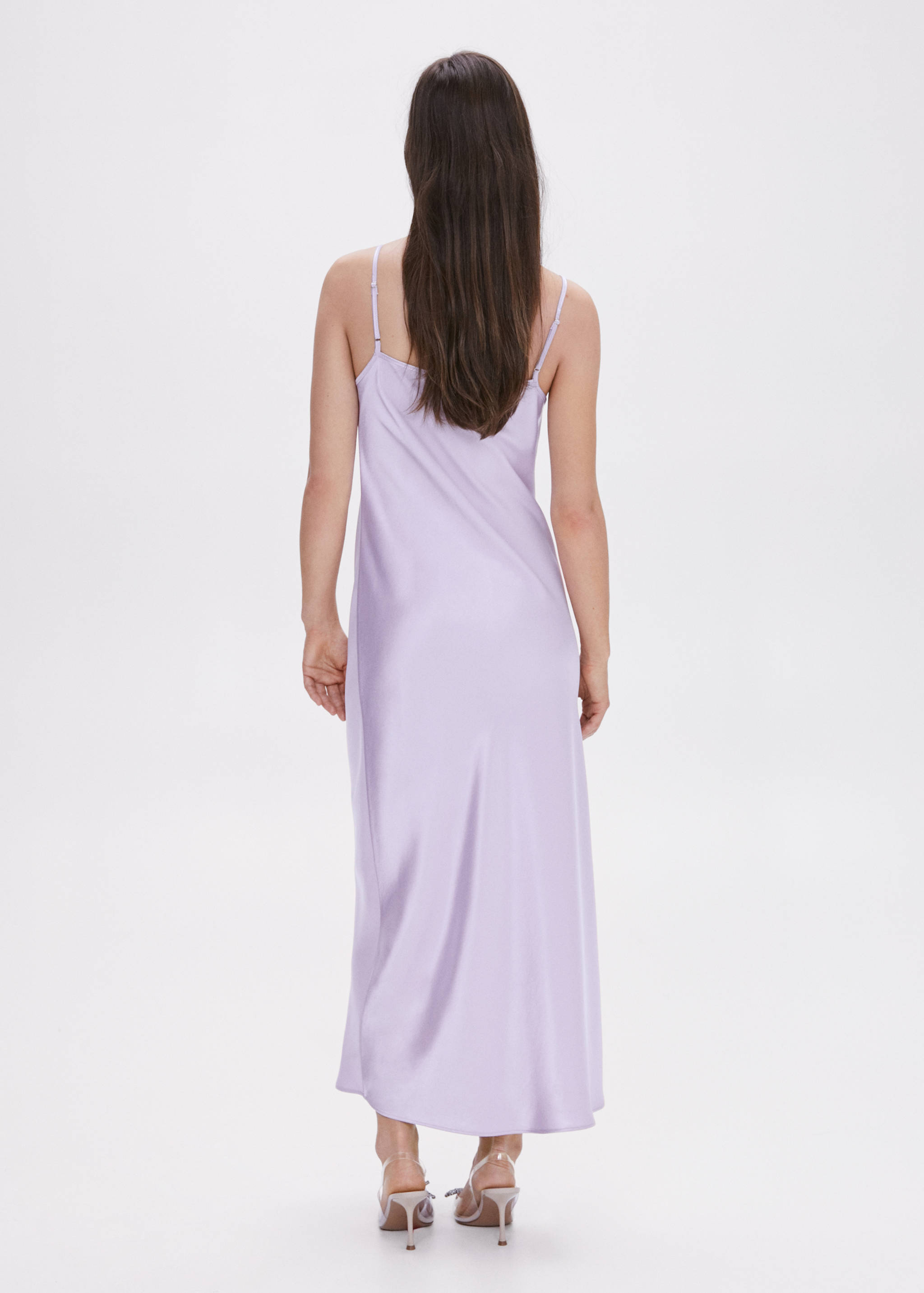 Satin camisole dress - Reverse of the article