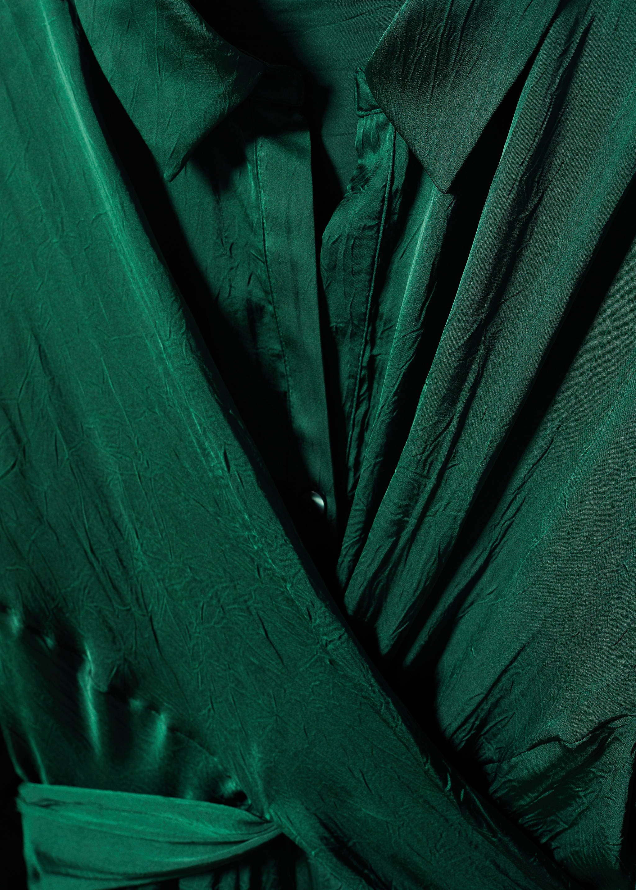 Vestido camisero cruzado - Detalle del artículo 8