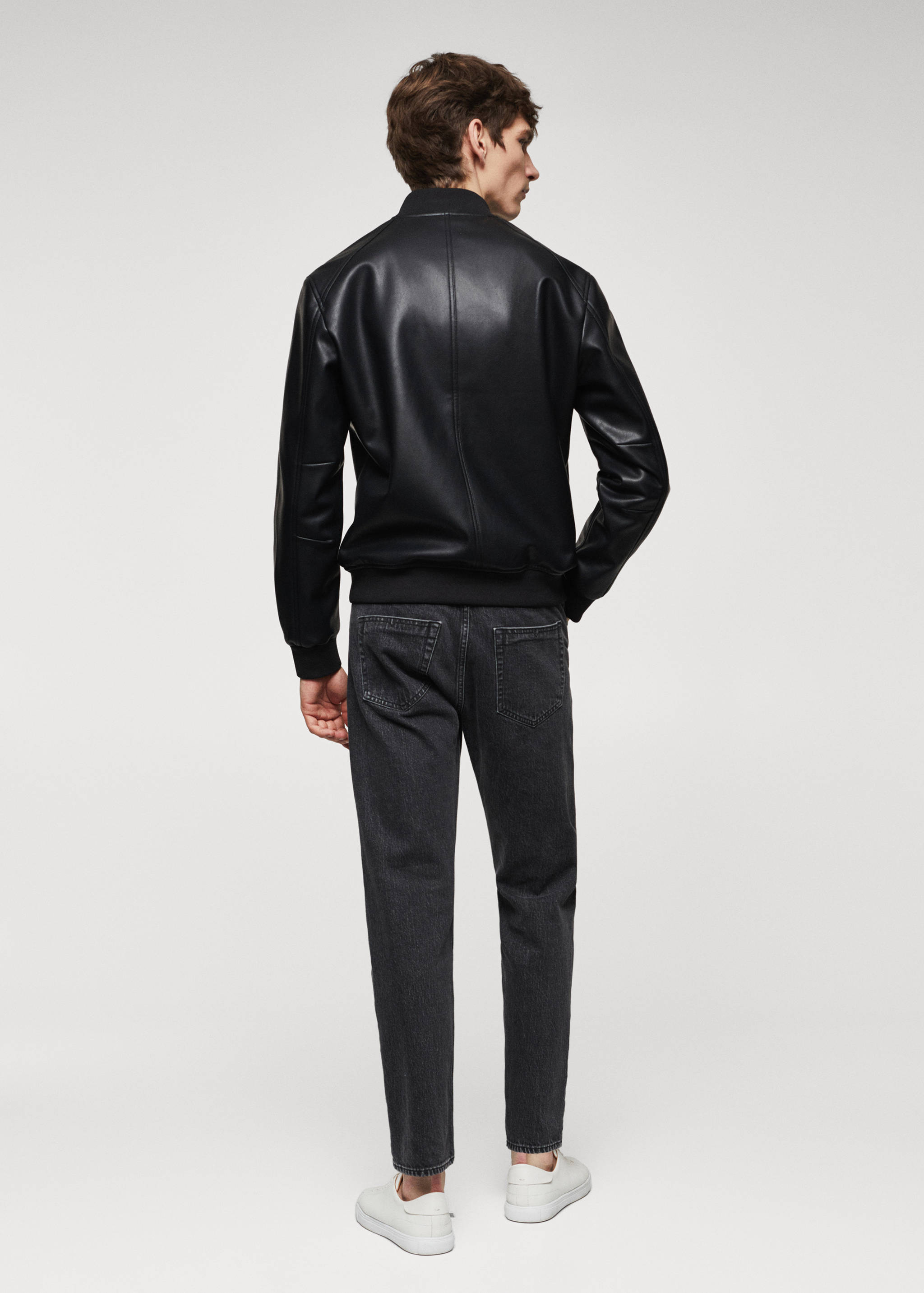 Caçadora bomber efecte pell - Revers de l'article