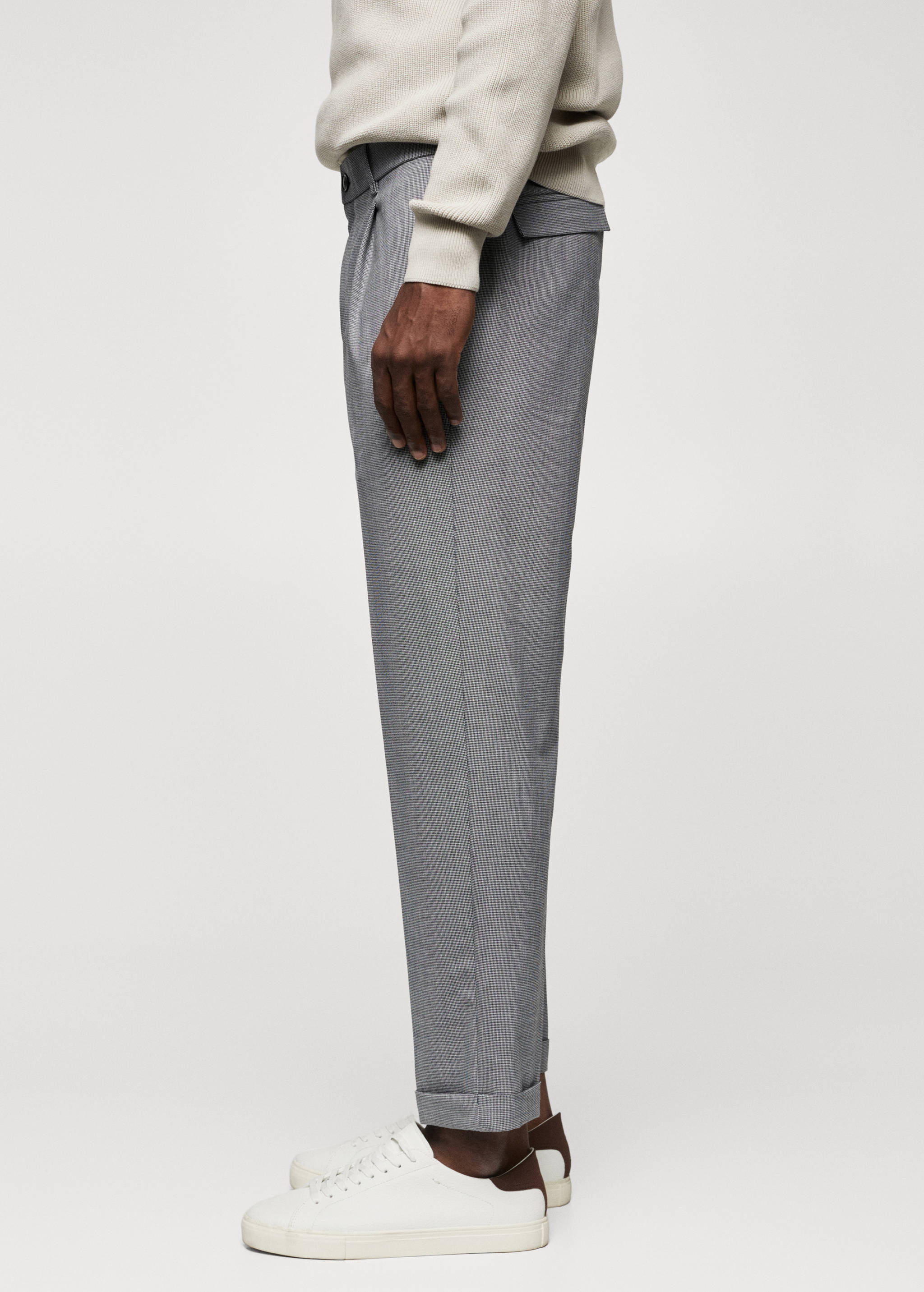 Slim Fit-Bundfaltenhose - Detail des Artikels 6