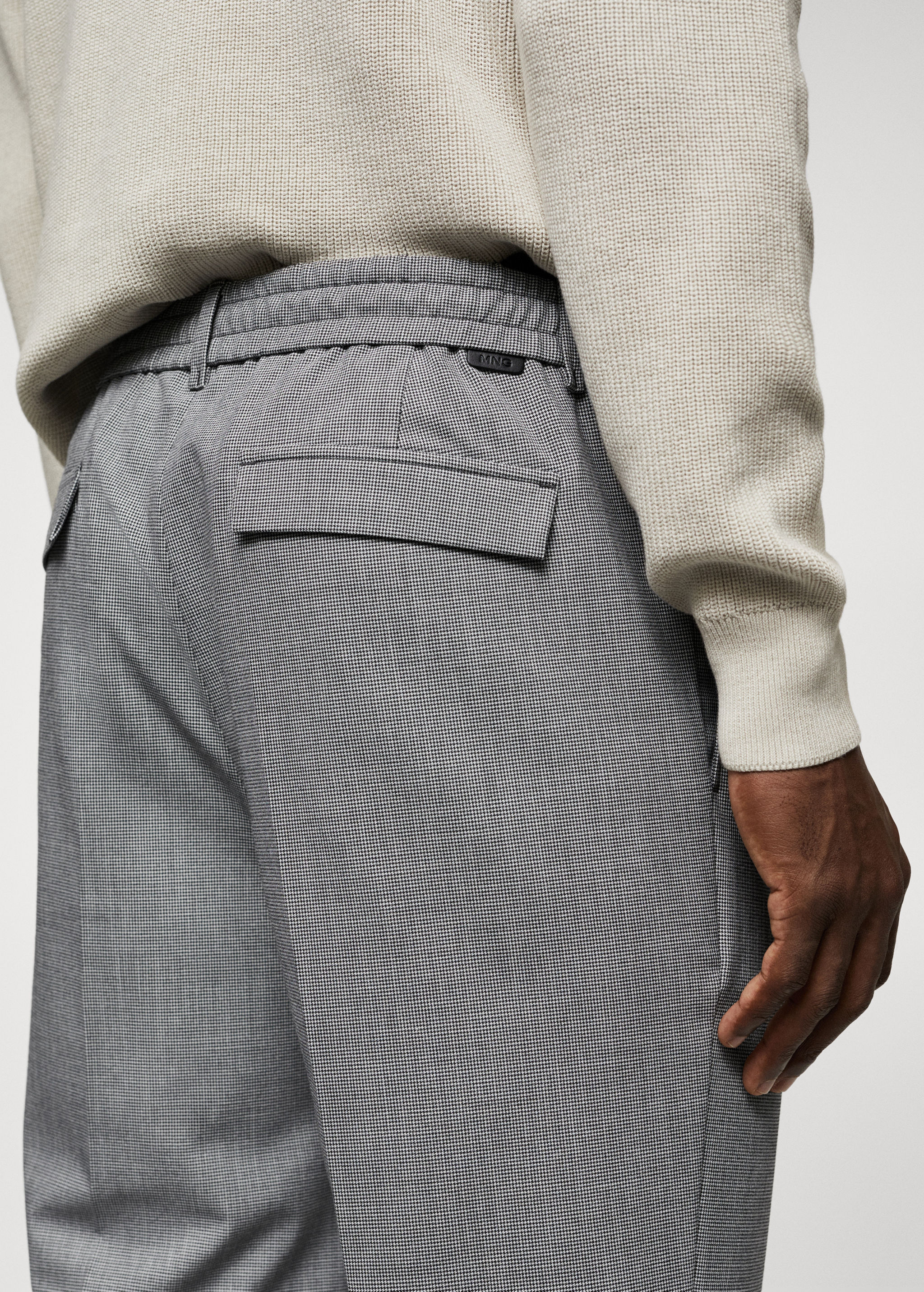 Slim Fit-Bundfaltenhose - Detail des Artikels 4