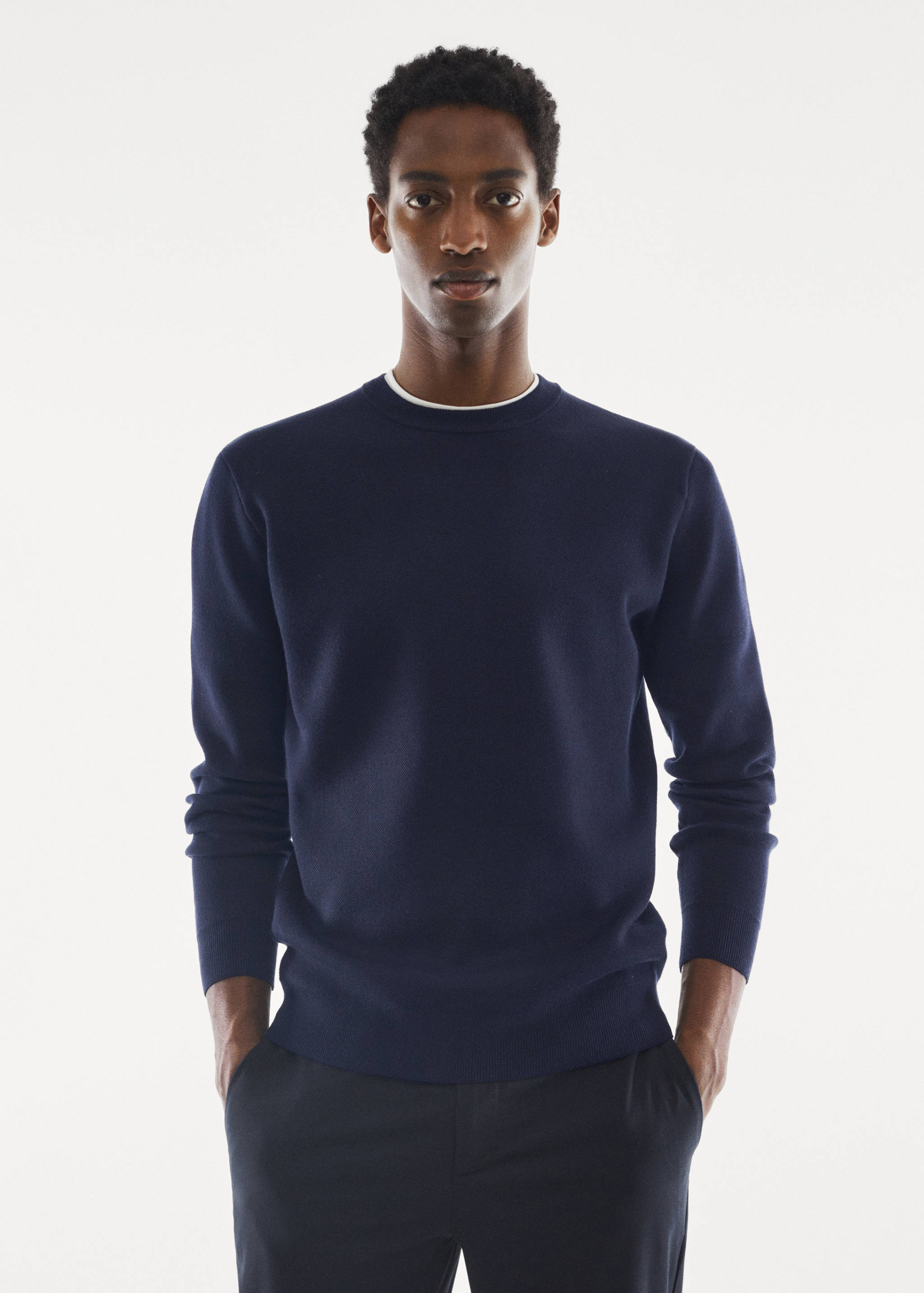 Pull-over respirant col rond - Plan moyen