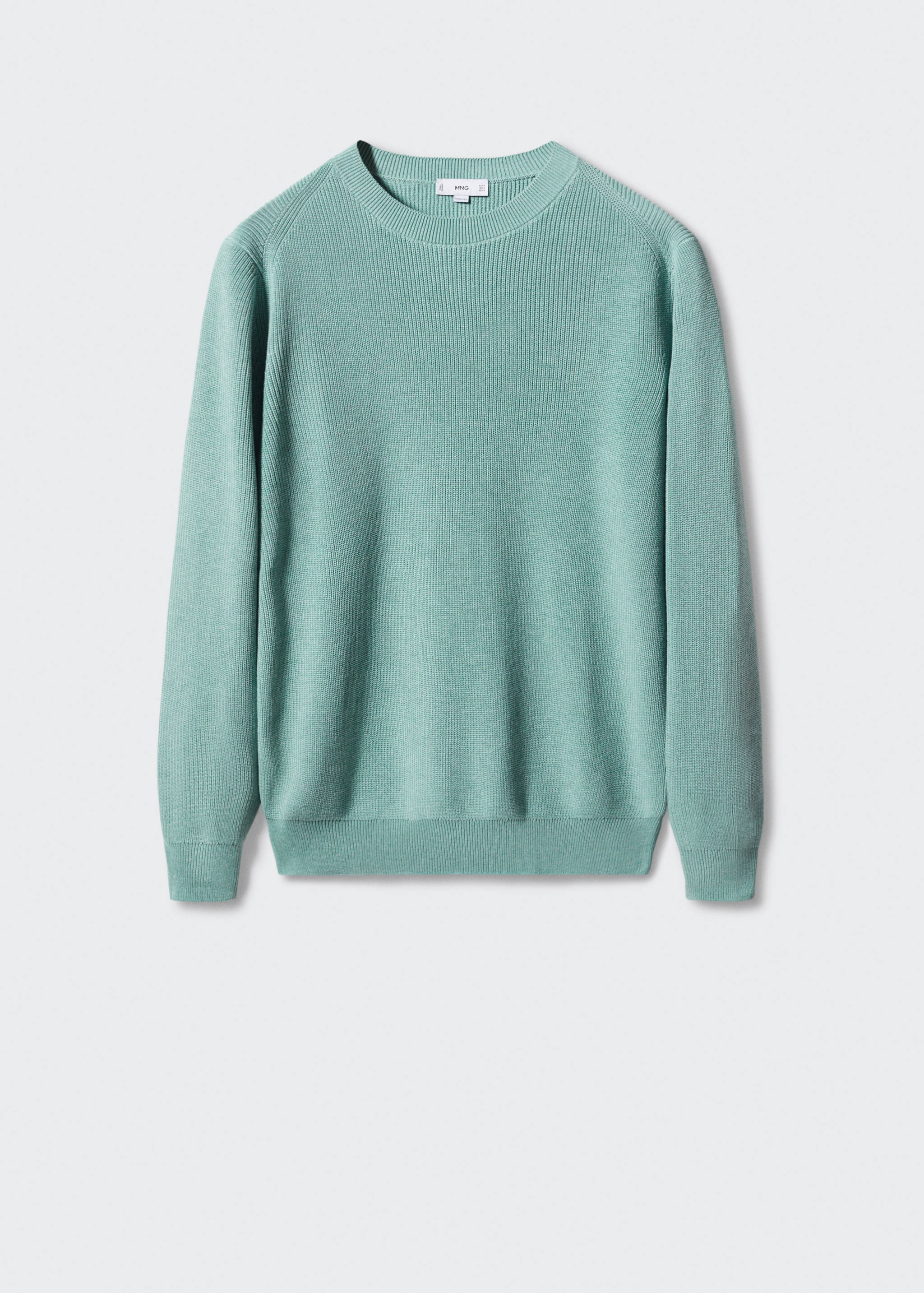 Structured cotton sweater - Article without model