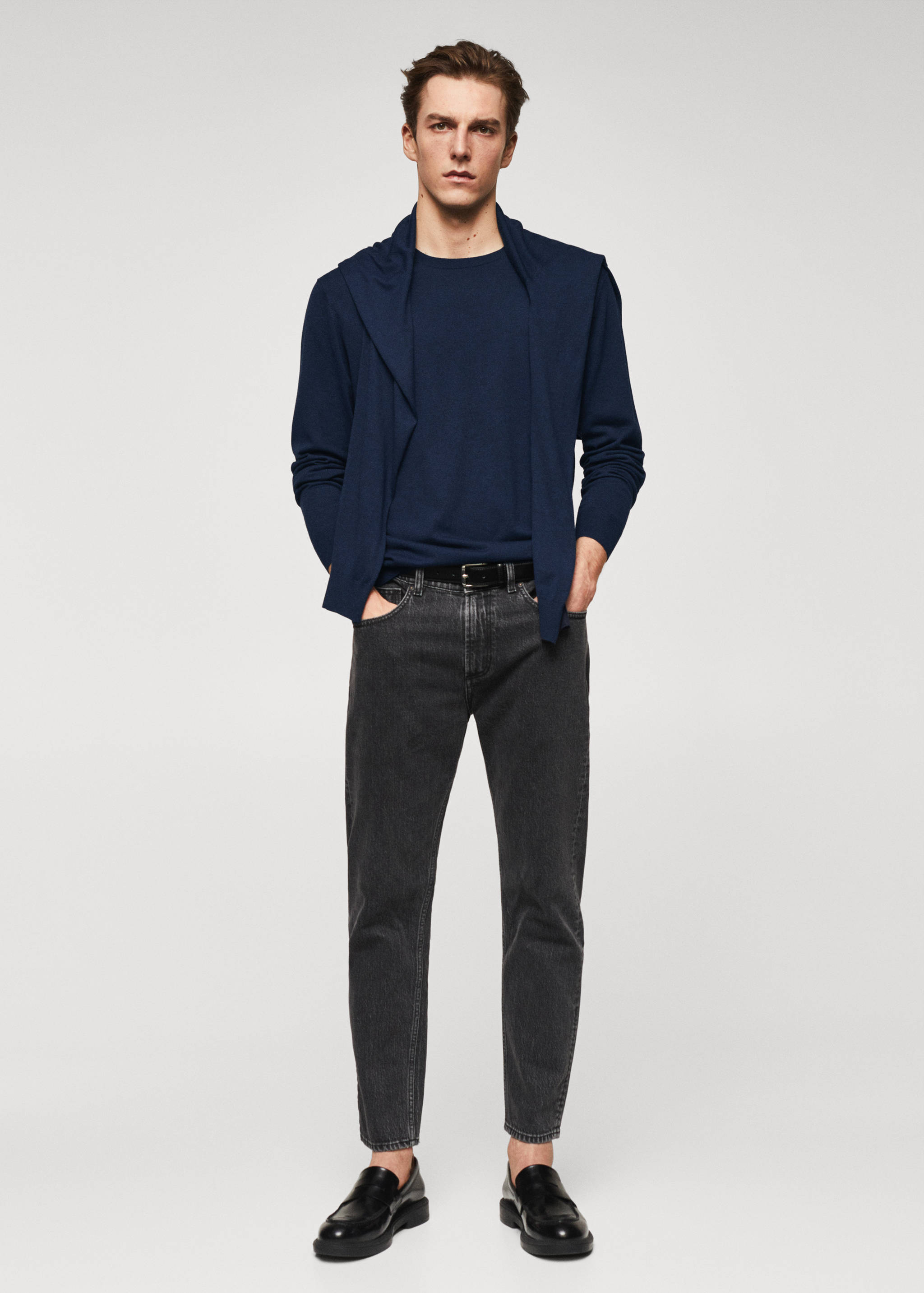 Modal cotton-blend sweater - General plane