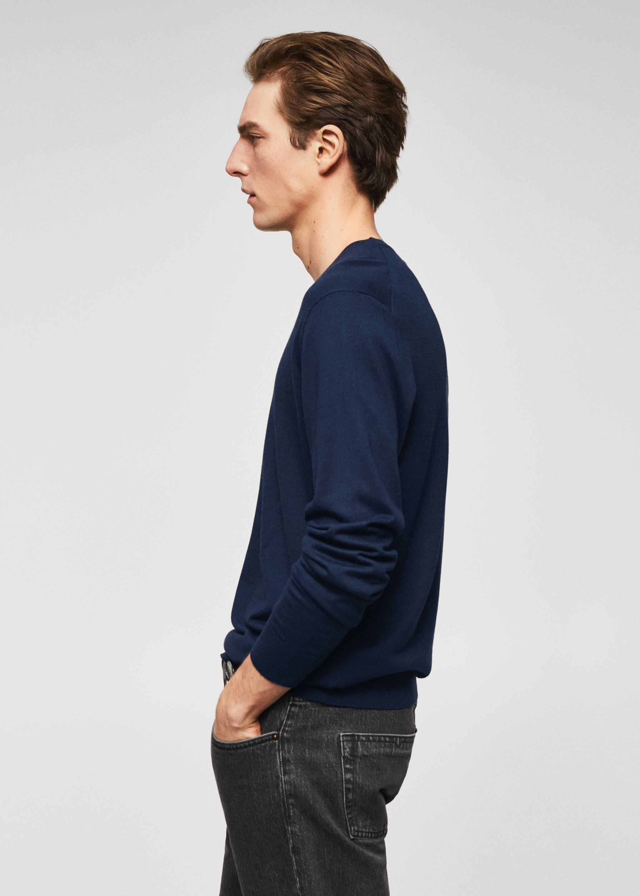 Modal cotton-blend sweater - Details of the article 6