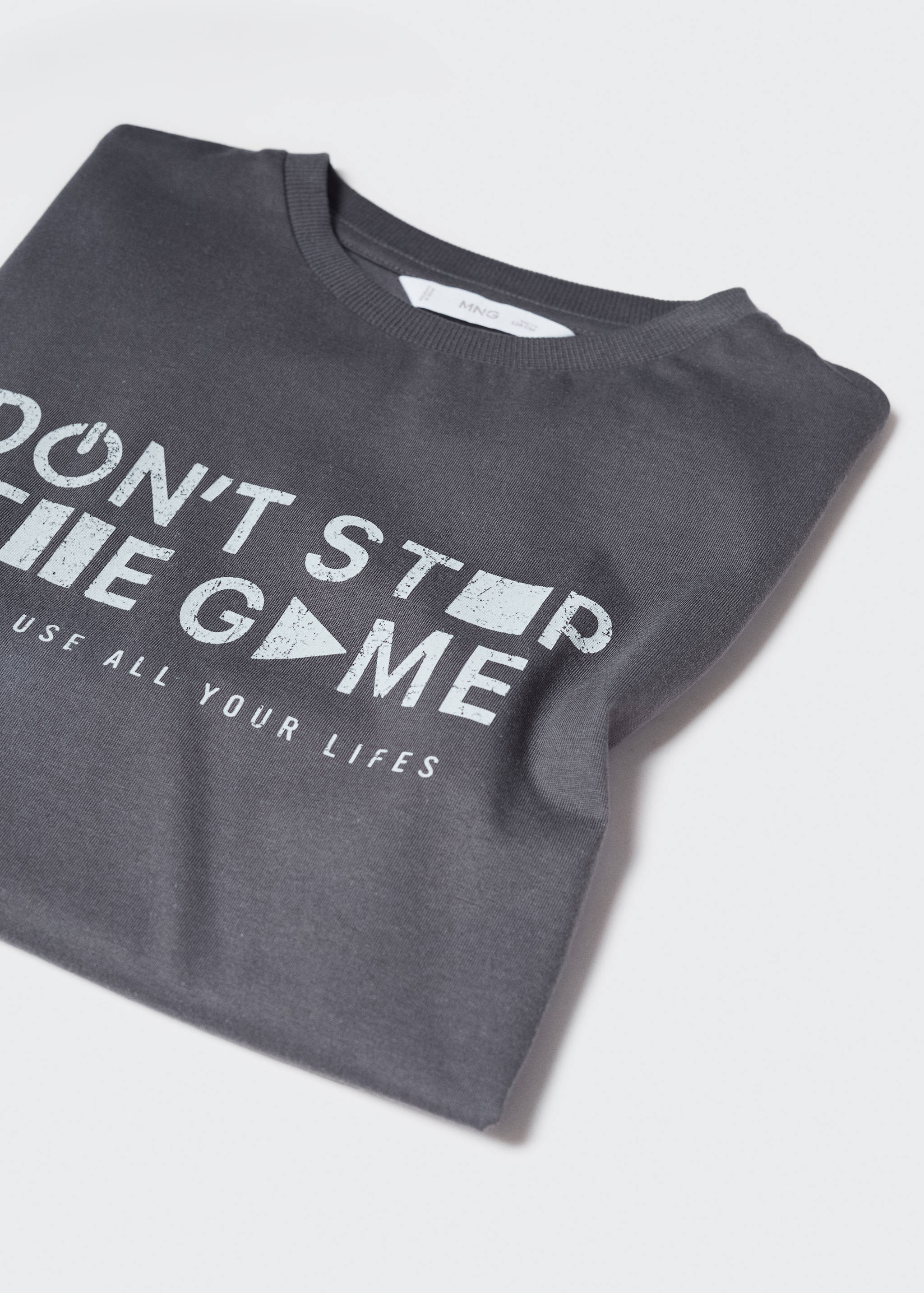 Camiseta mensaje estampado - Detalle del artículo 8