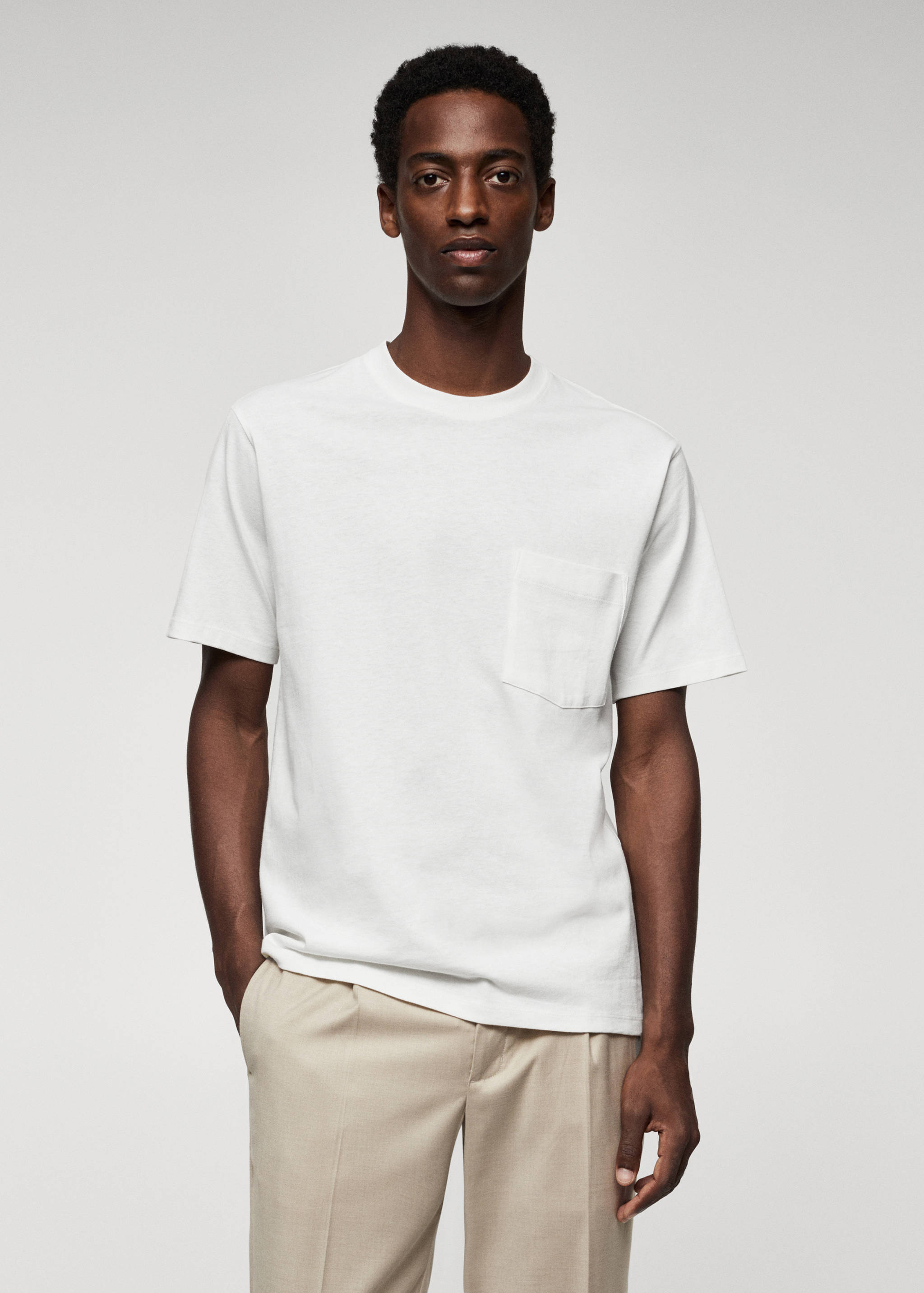 Samarreta cotó butxaca - Pla mig