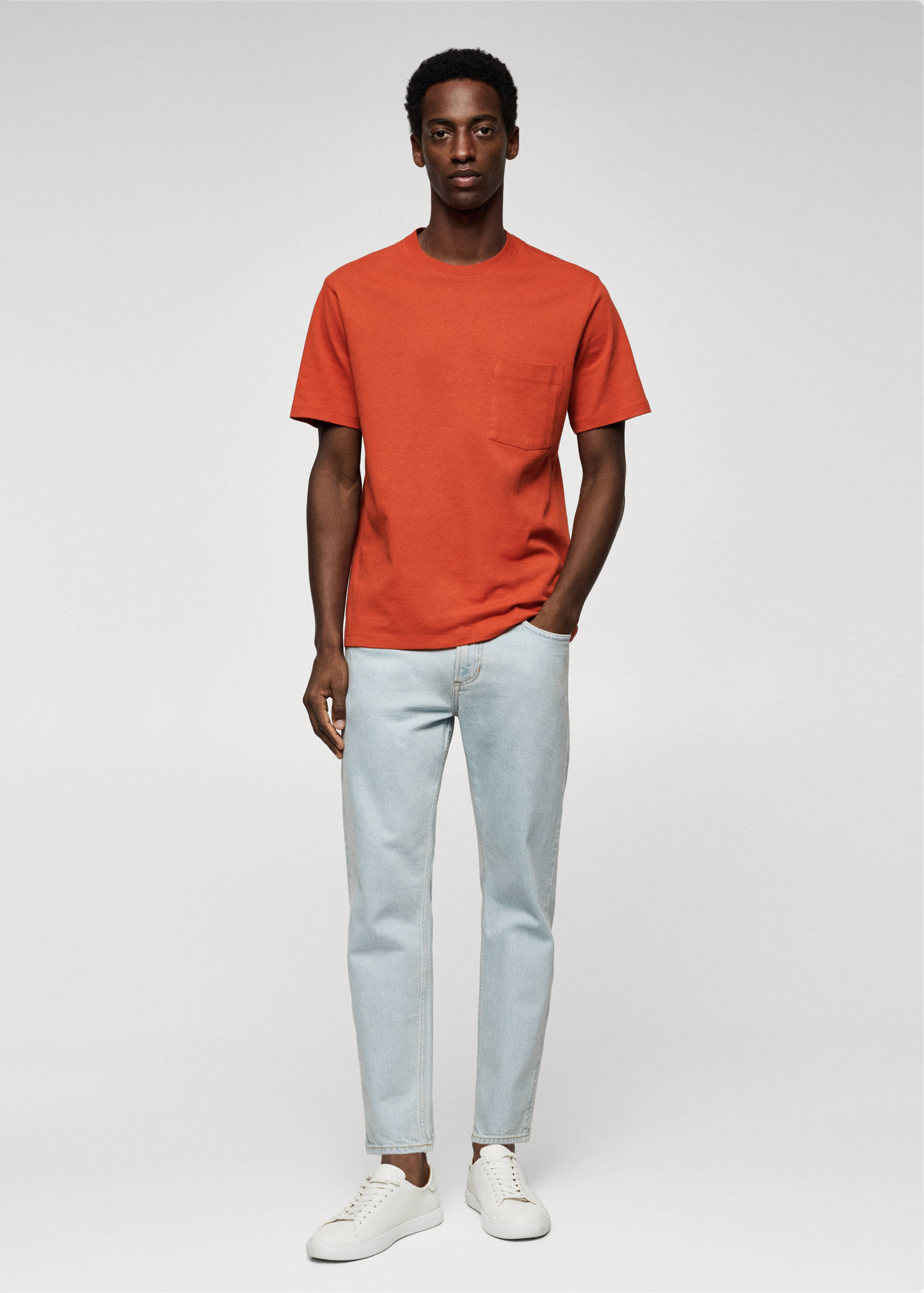 Samarreta cotó butxaca - Pla general