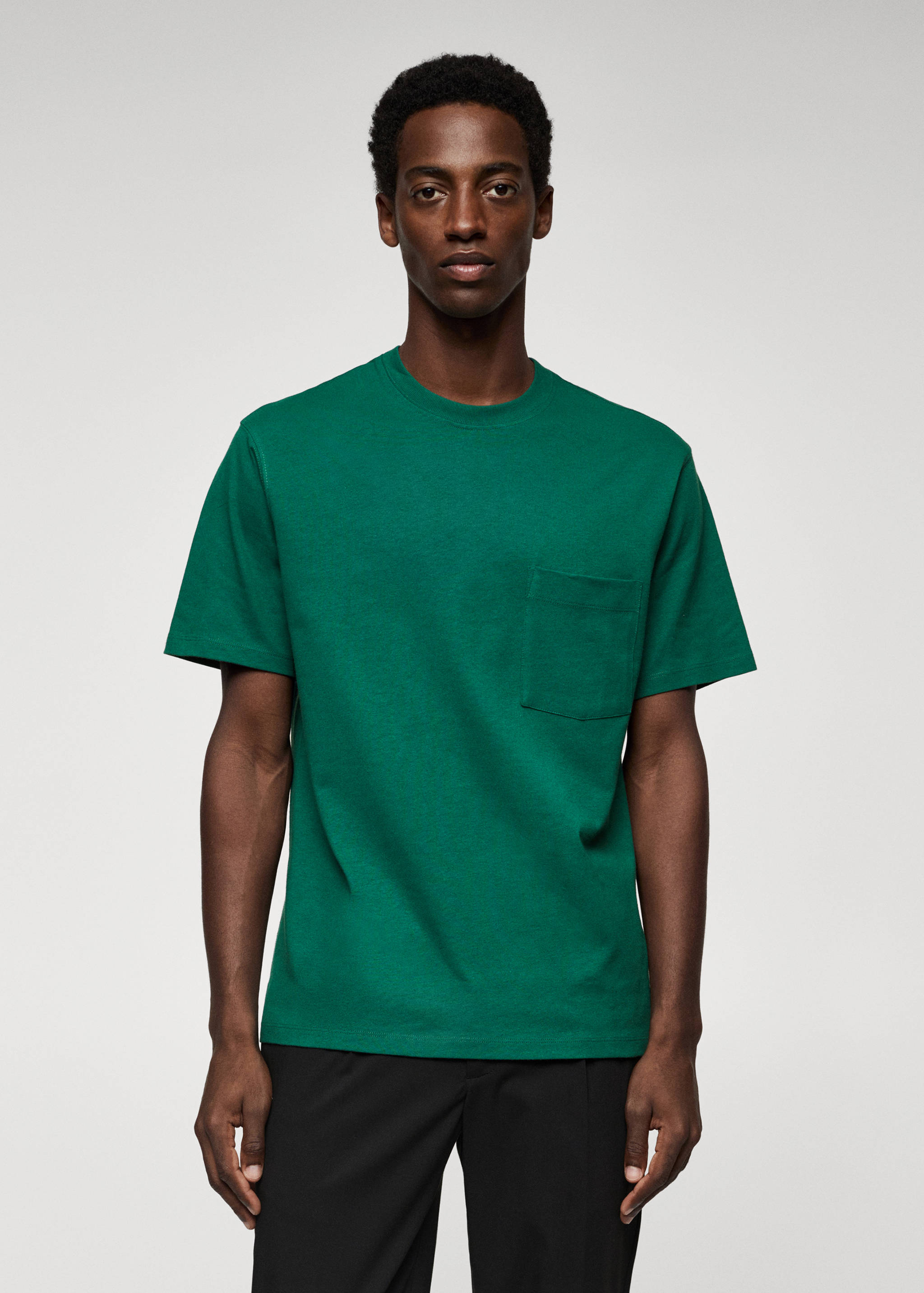 Samarreta cotó butxaca - Pla mig