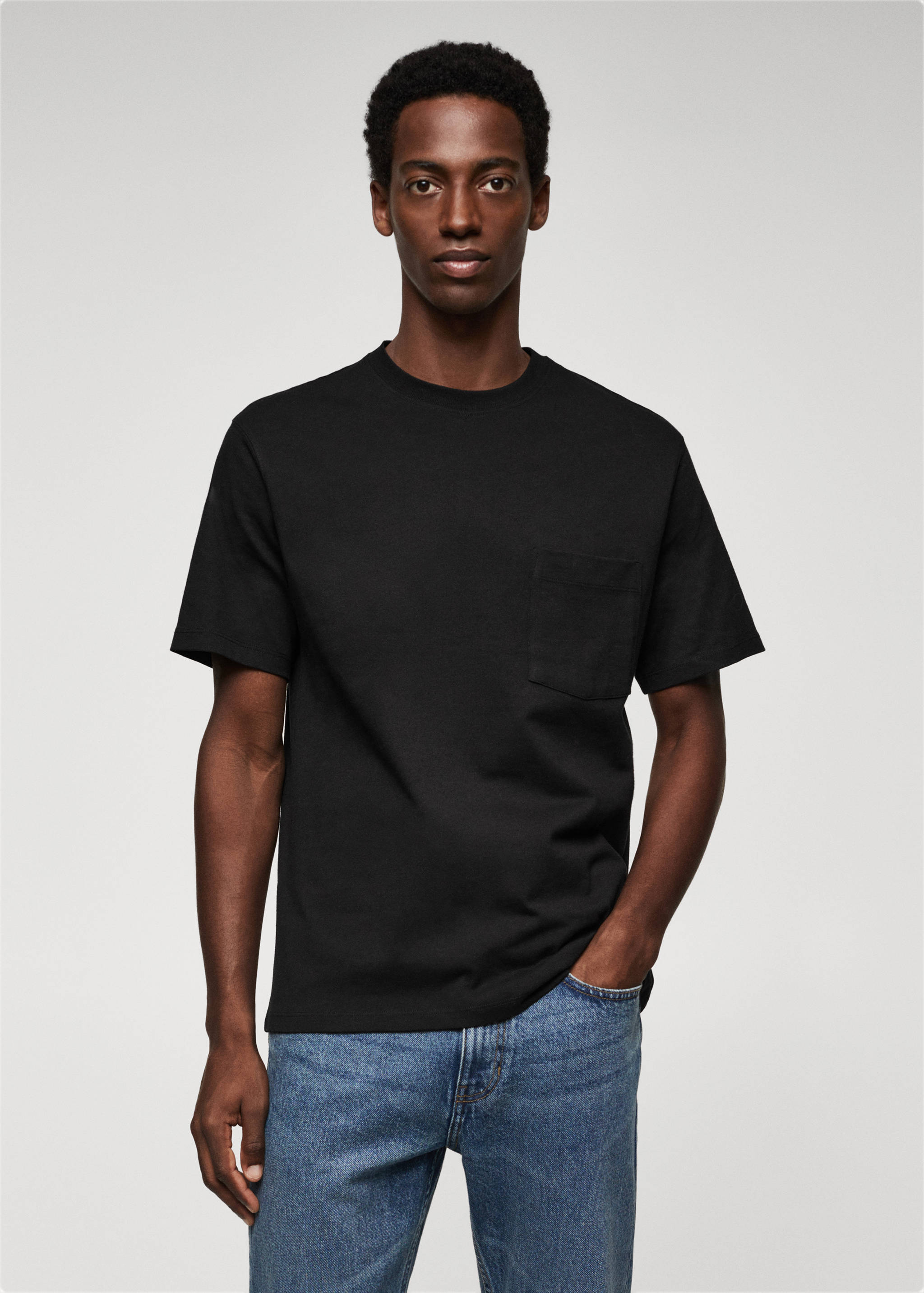 Samarreta cotó butxaca - Pla mig