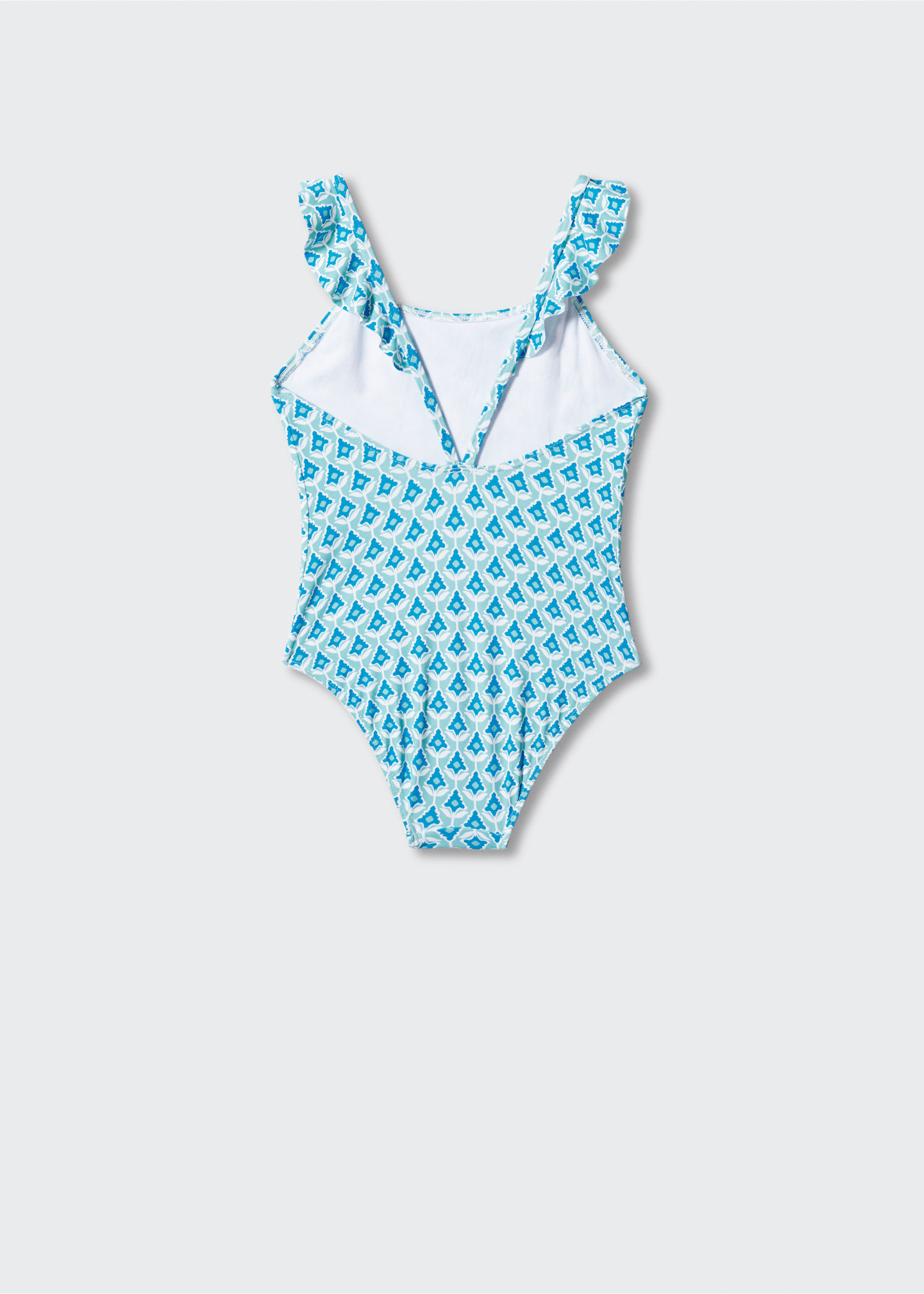 Maillot de bain imprimé volant - Verso de l’article