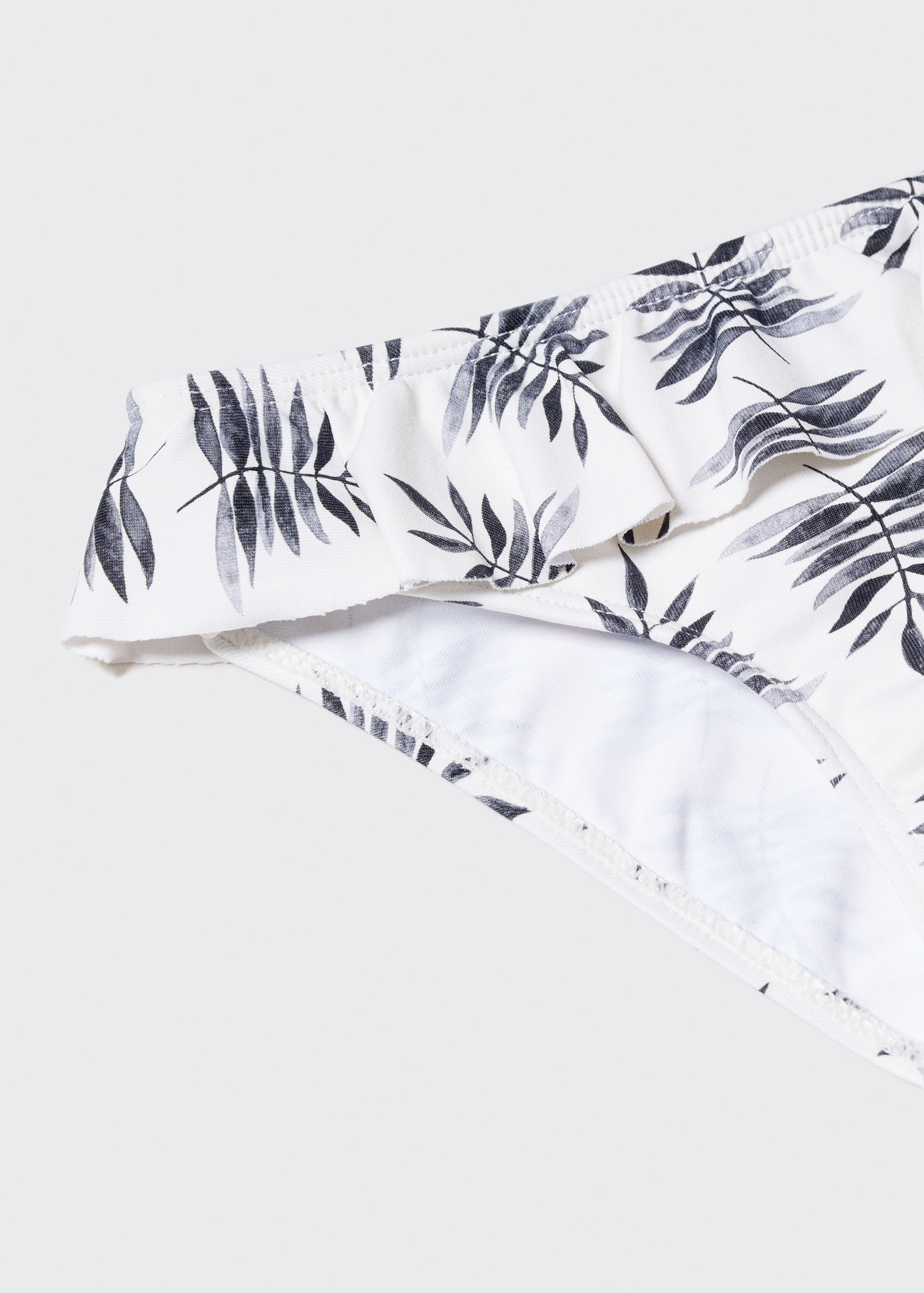 Culotte bikini à fleurs et volant - Détail de l'article 0