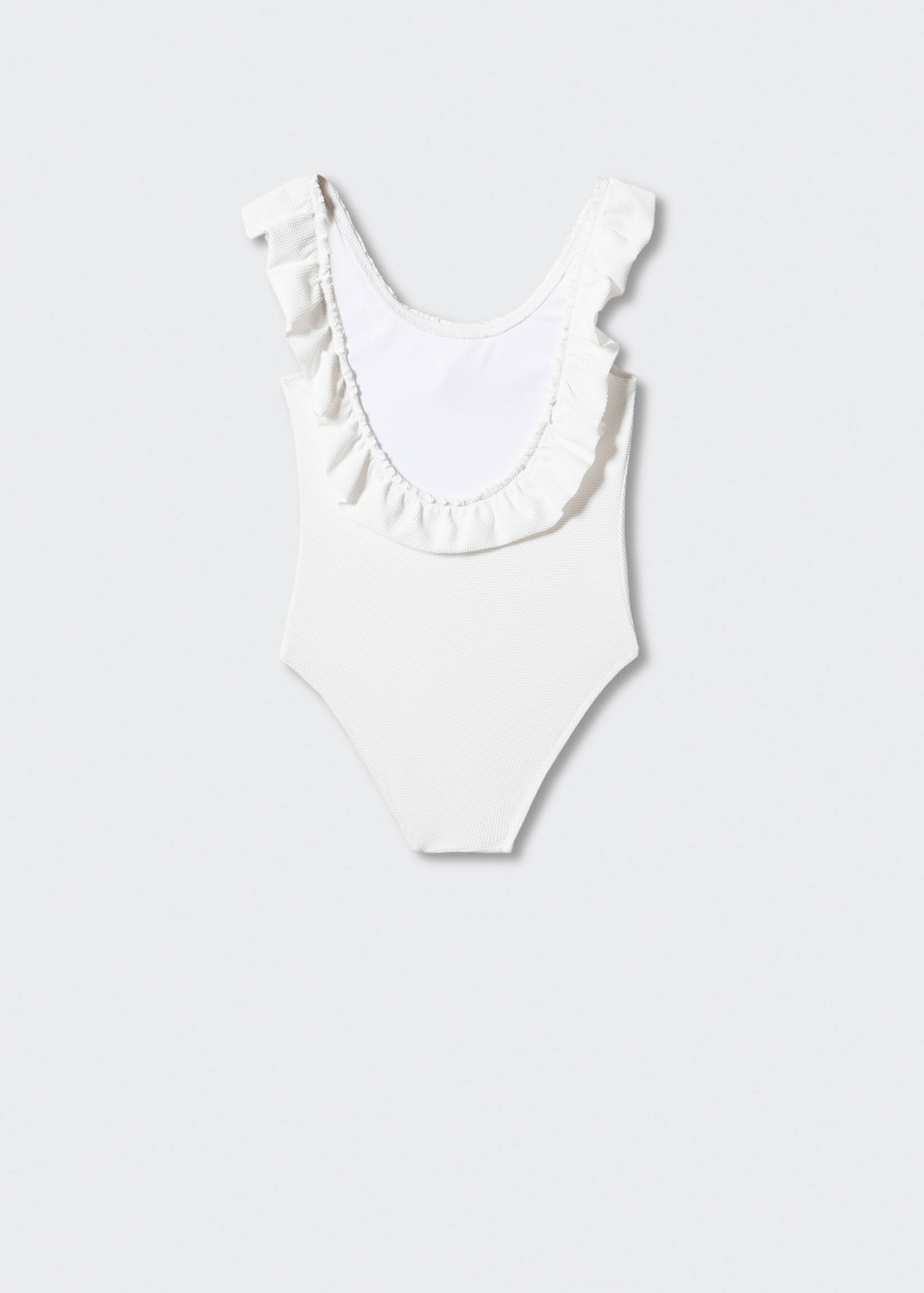 Texture ruffle swimsuit - Reverse of the article