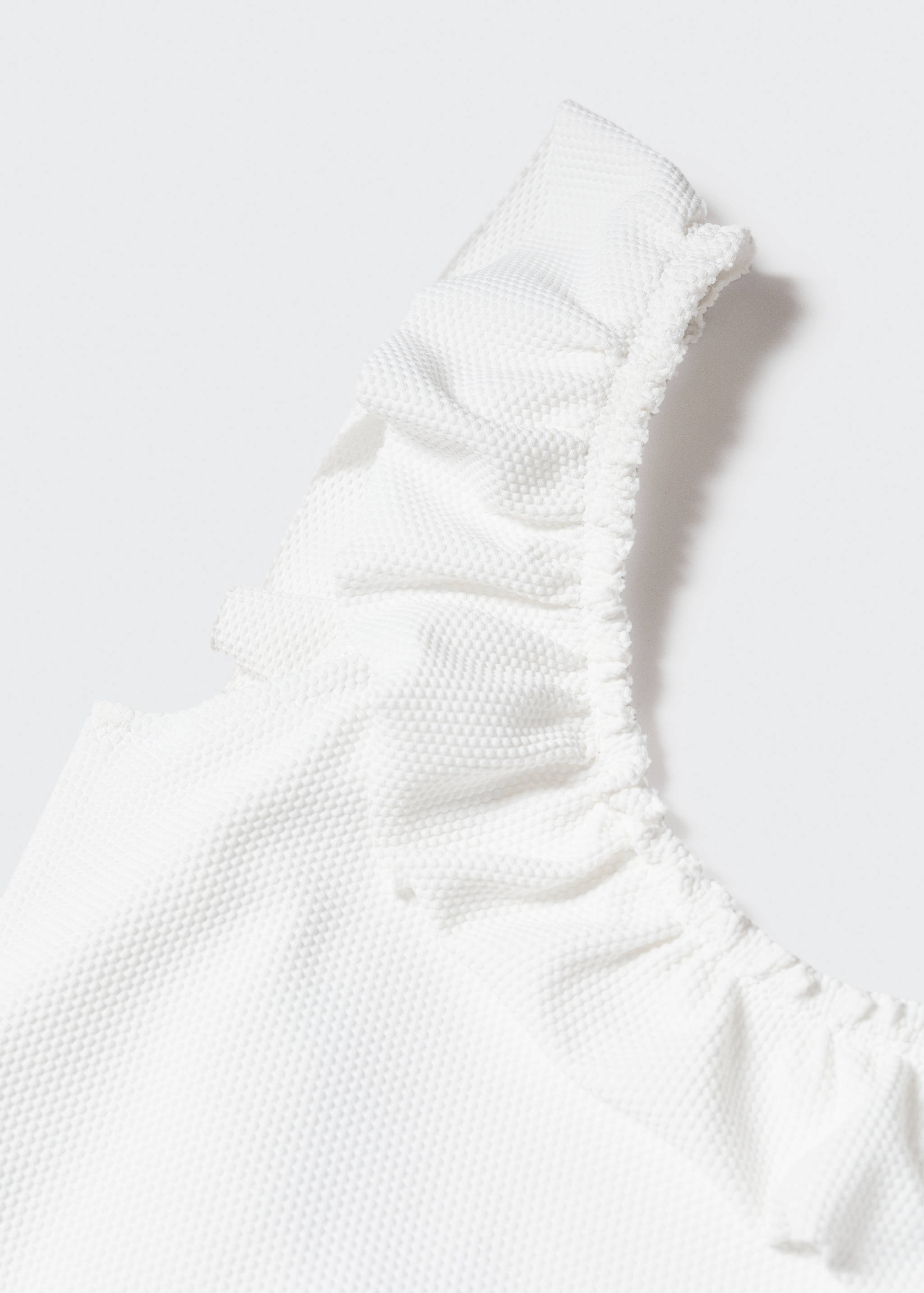 Texture ruffle swimsuit - Details of the article 8