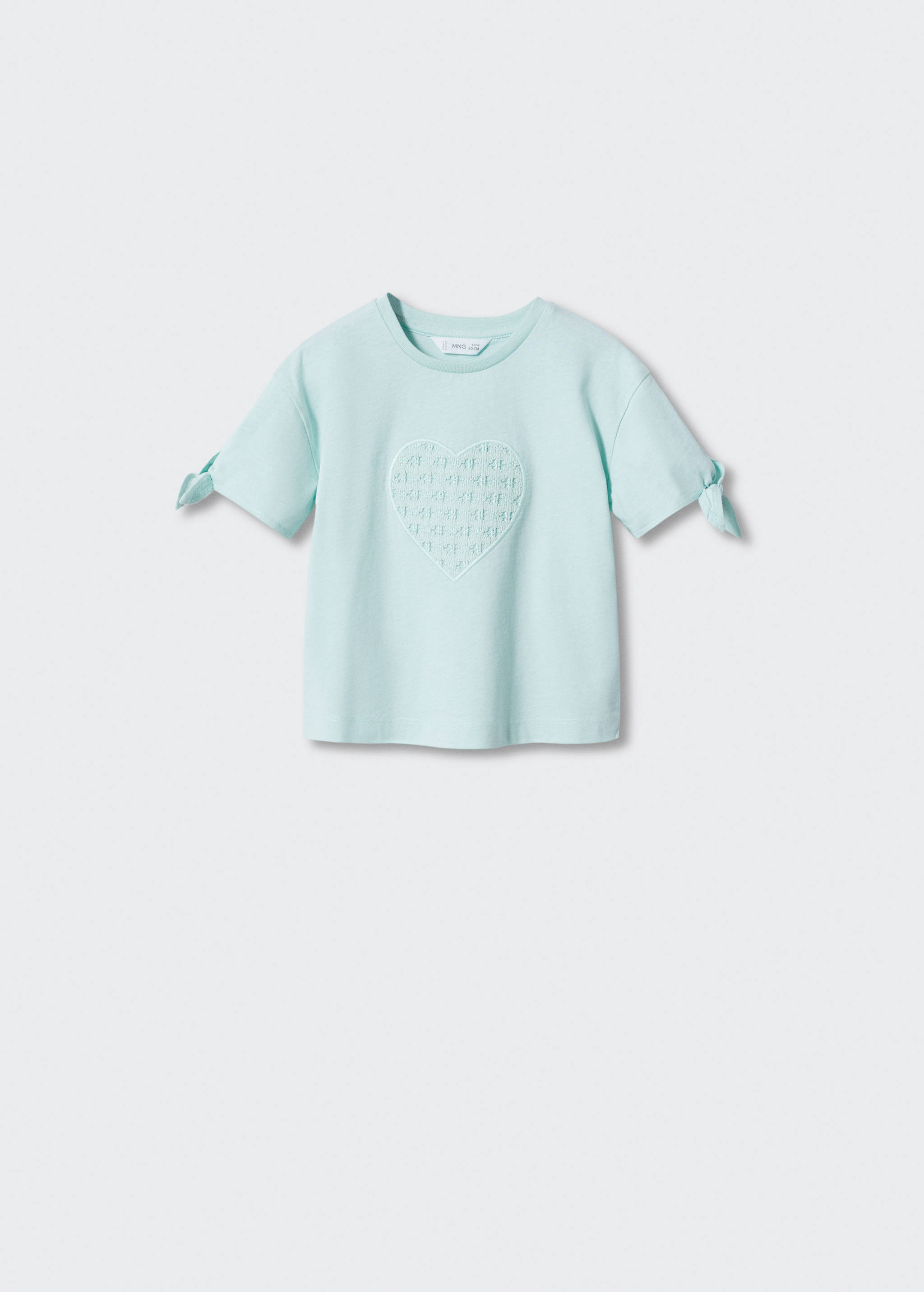 Camiseta corazón bordado - Artículo sin modelo