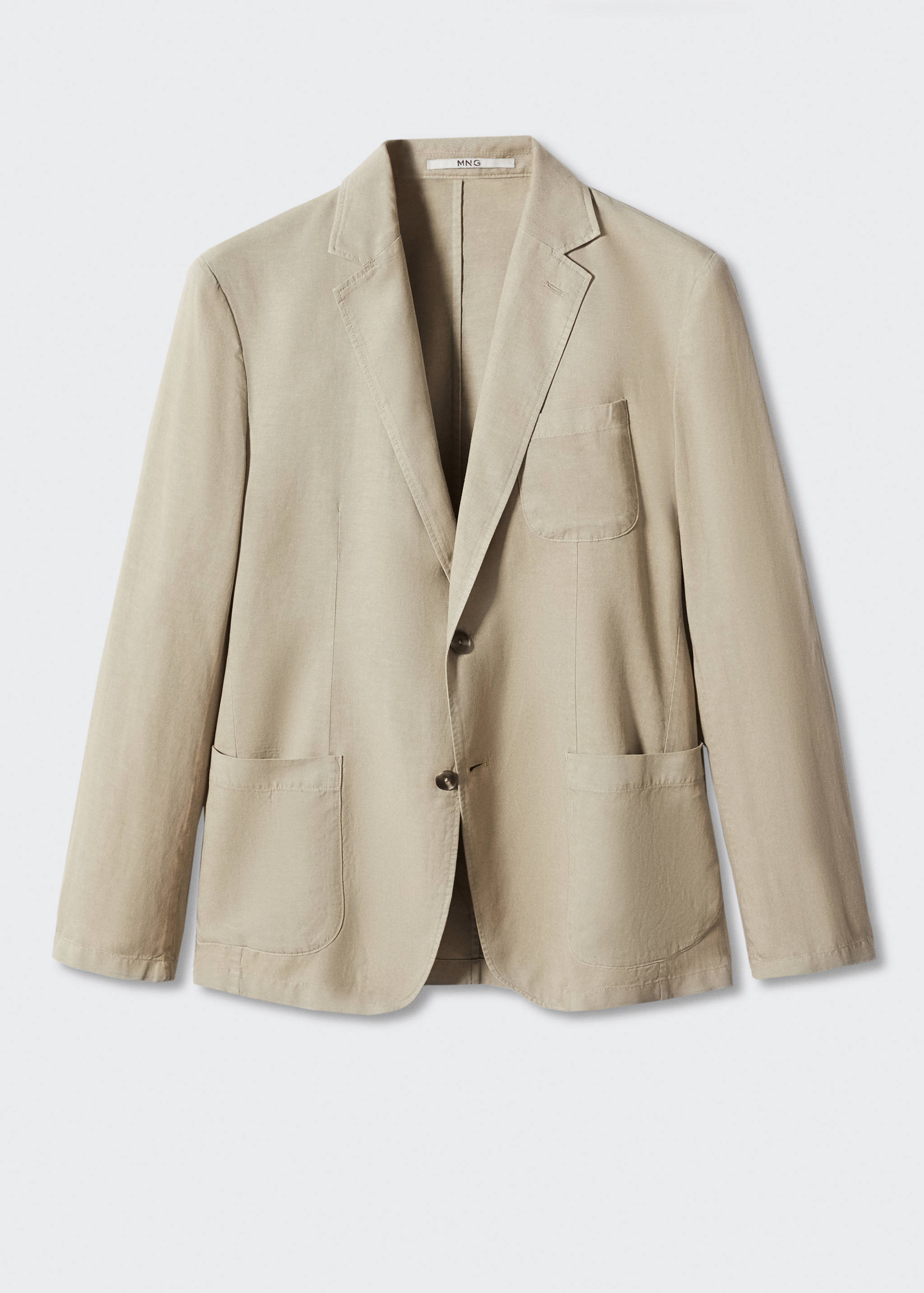 Slim Fit Blazer aus Leinen mit Baumwolle - Artikel ohne Model