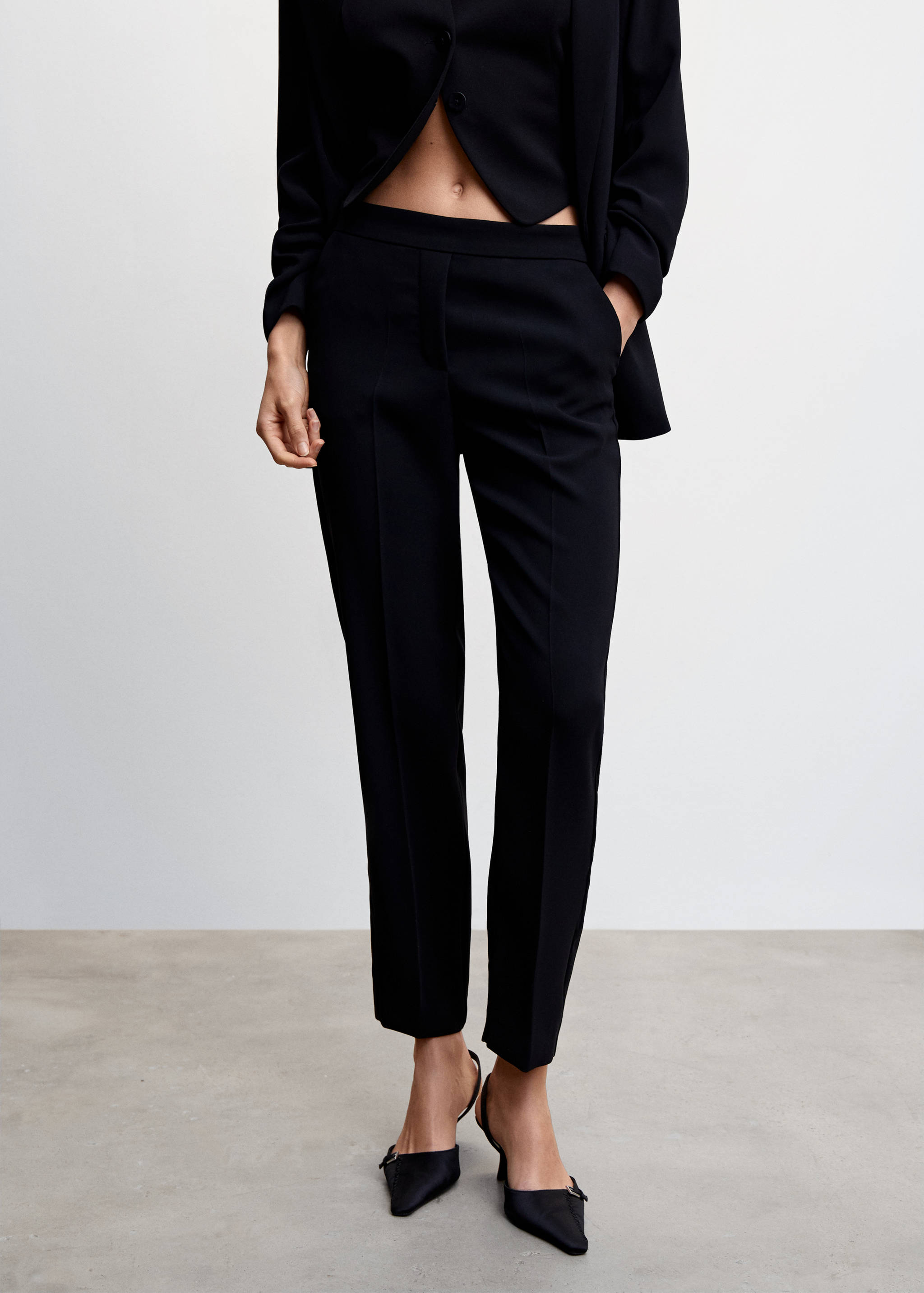 Pantalon fluide costume - Plan moyen
