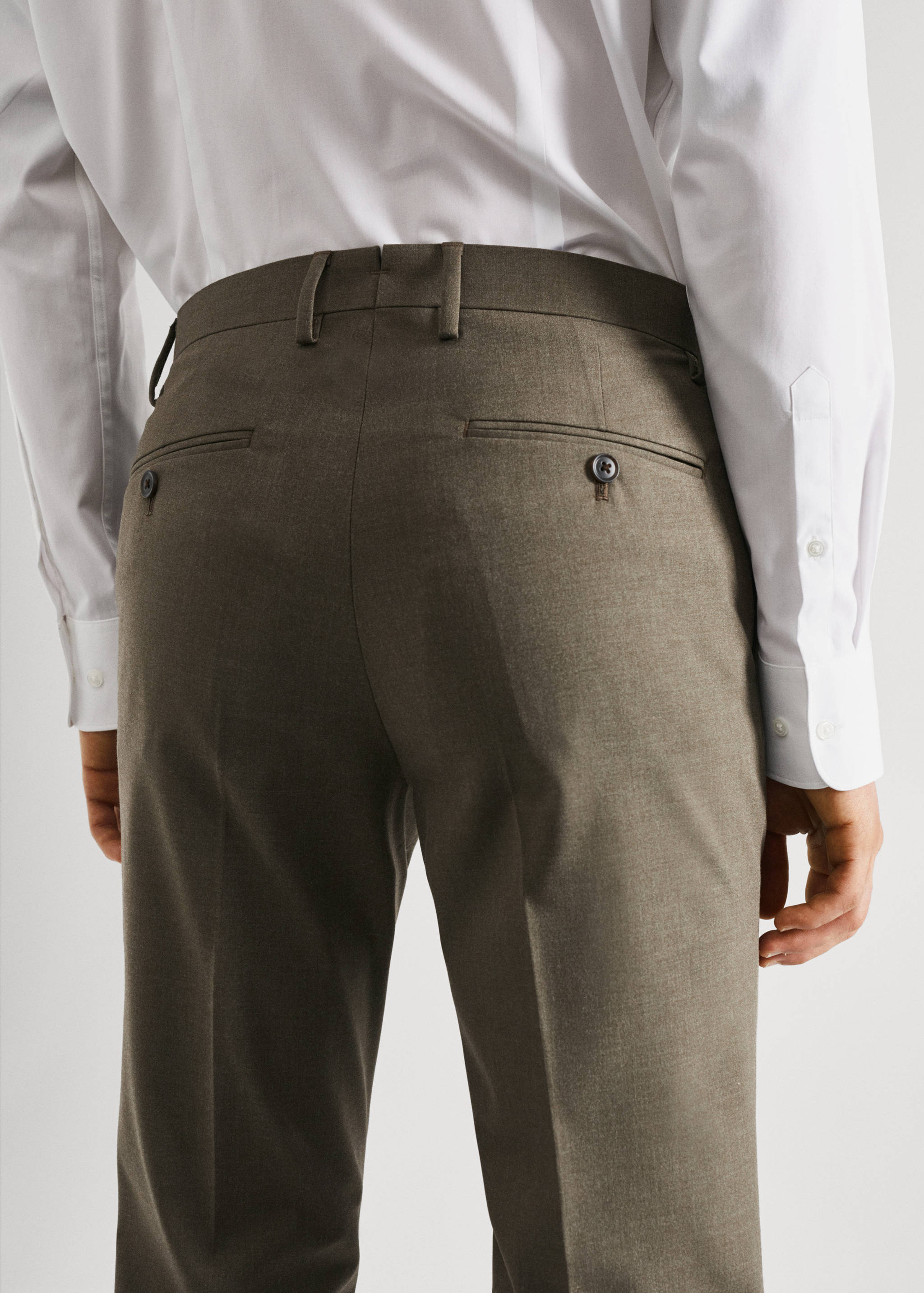 Pantalons vestit slim fit - Detall de l'article 2