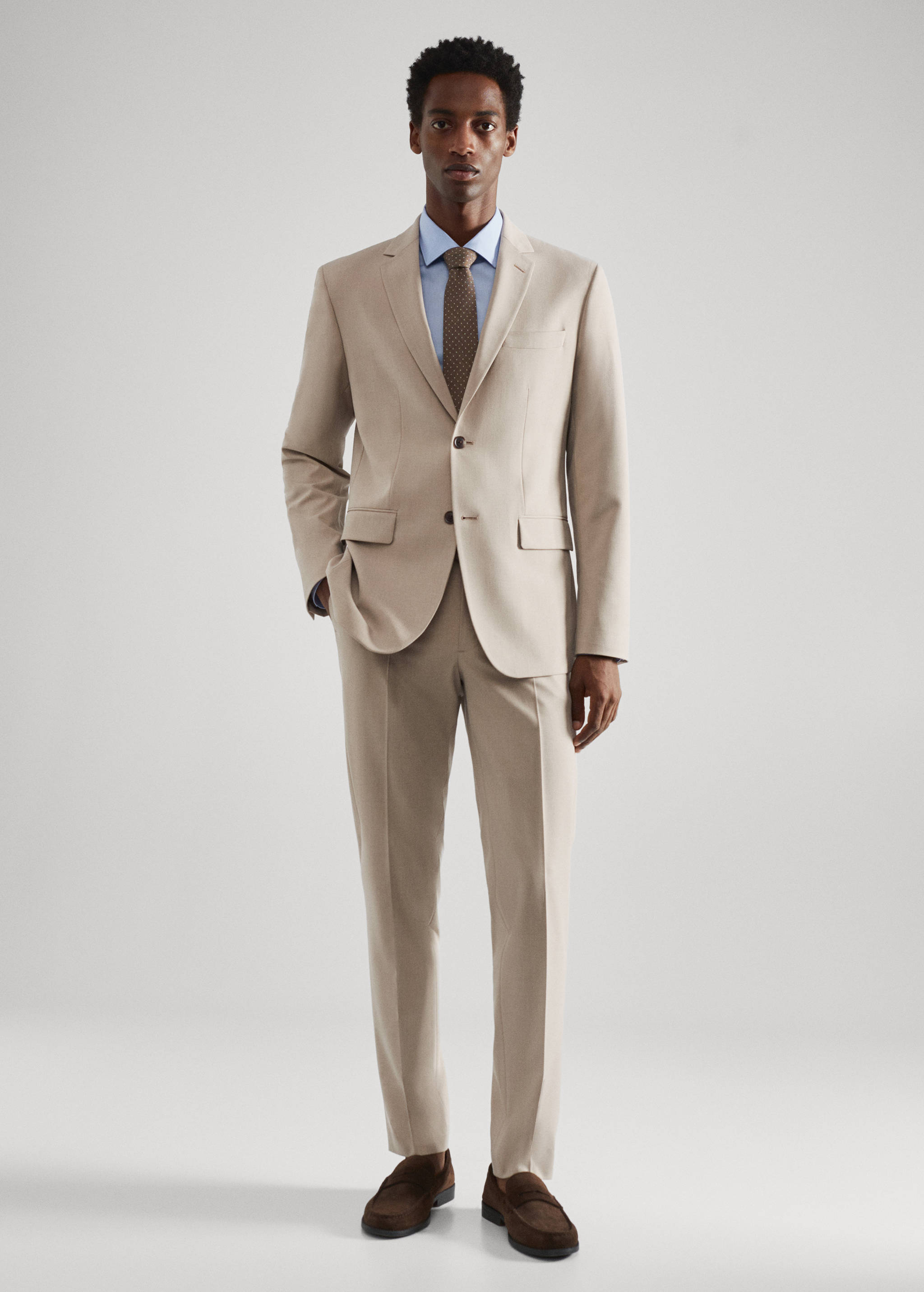 Veste de costume slim fit - Plan général