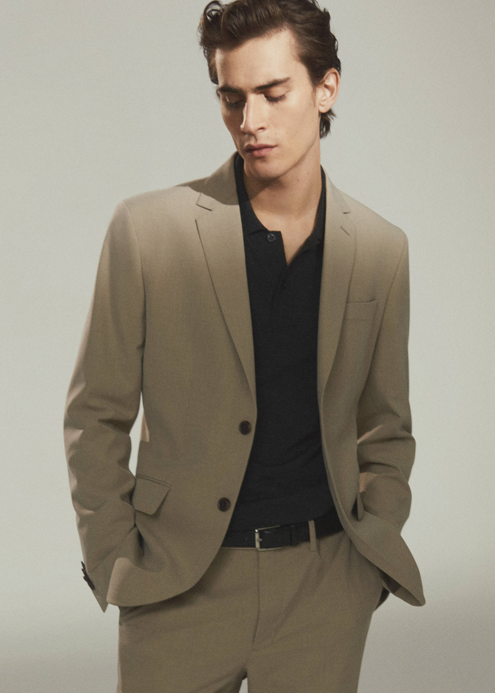 Slim-fit suit jacket  - Details of the article 5