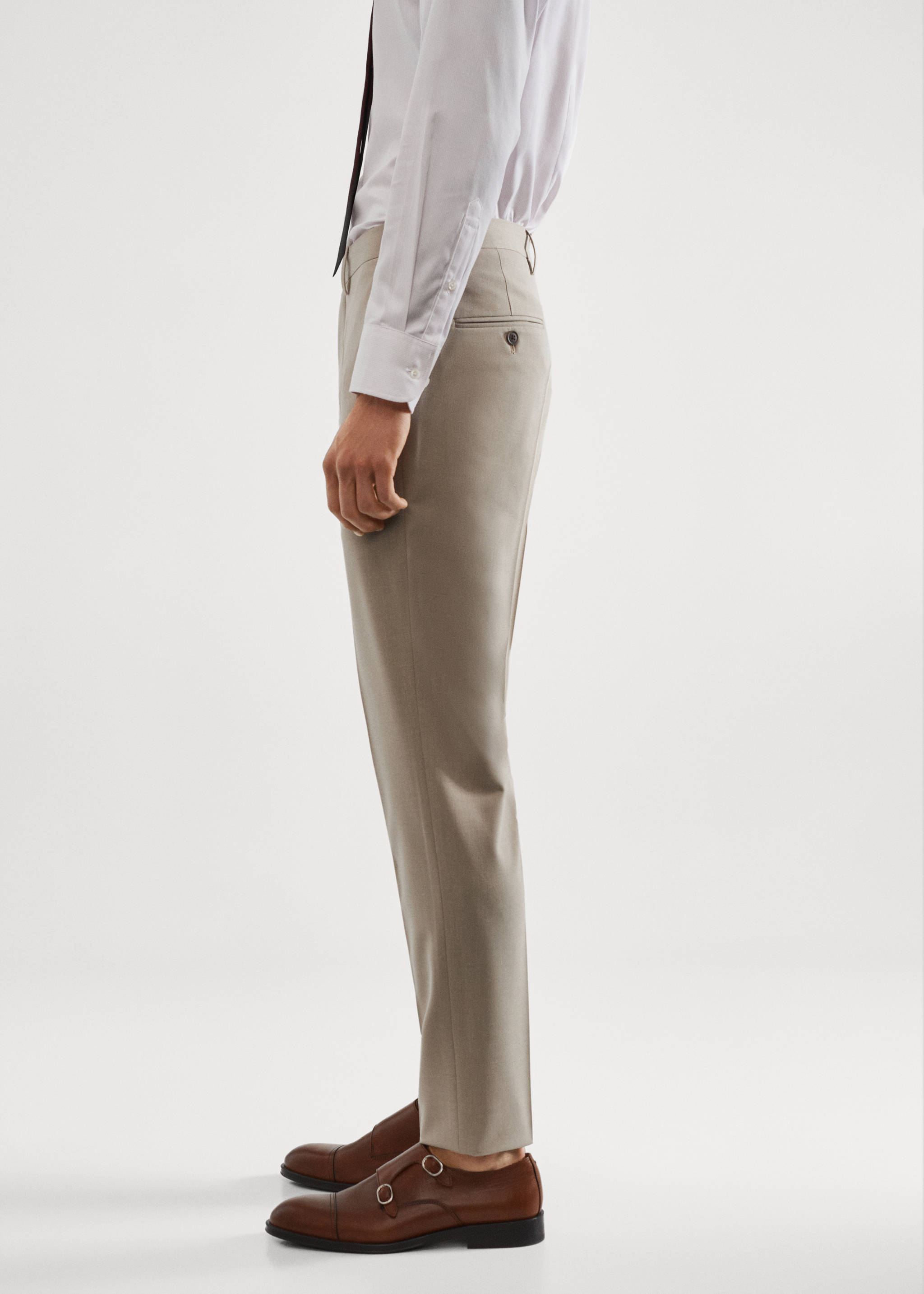 Pantalons vestit slim fit - Detall de l'article 2