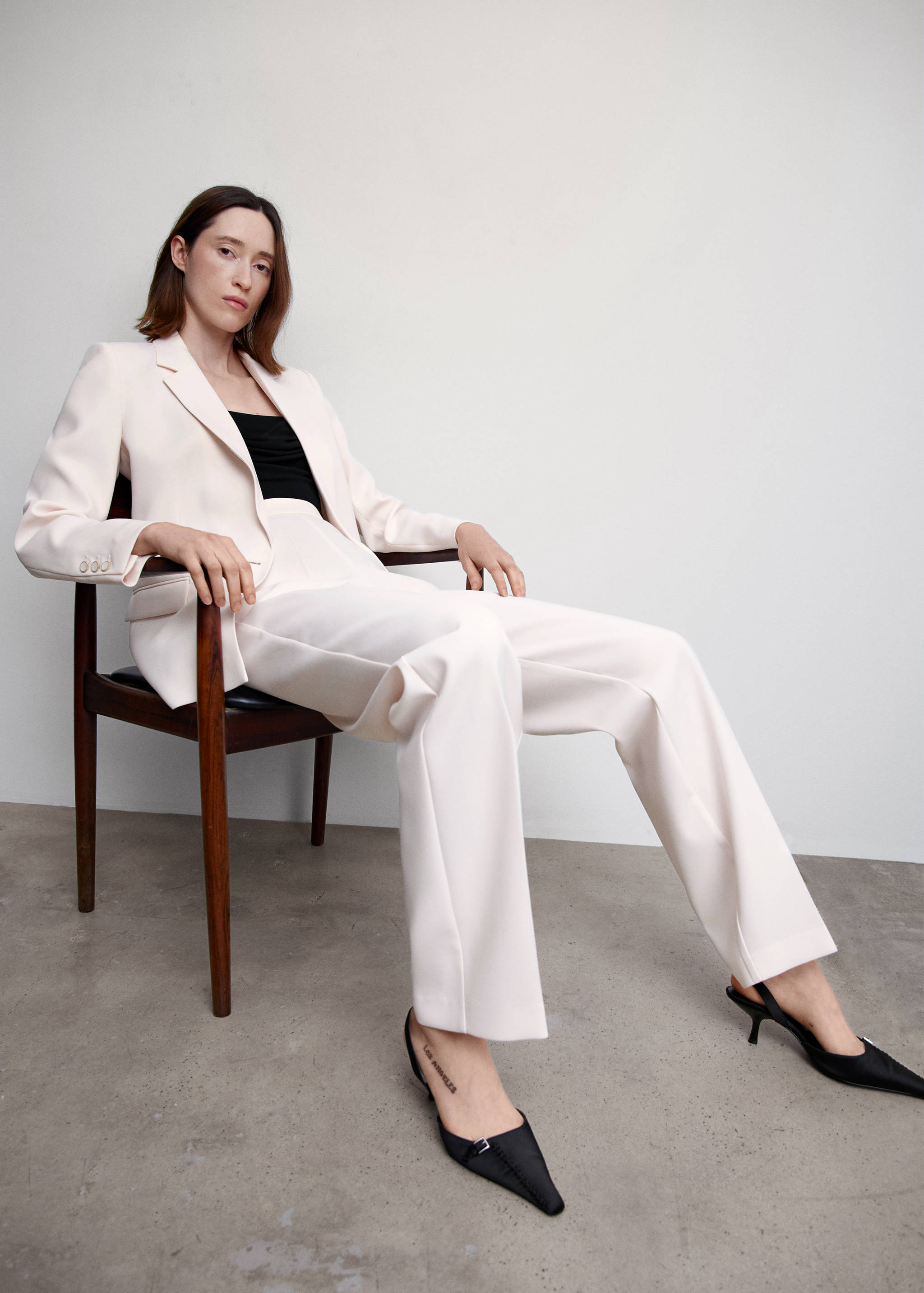 Pantalón traje cintura elástica - Detalle del artículo 1