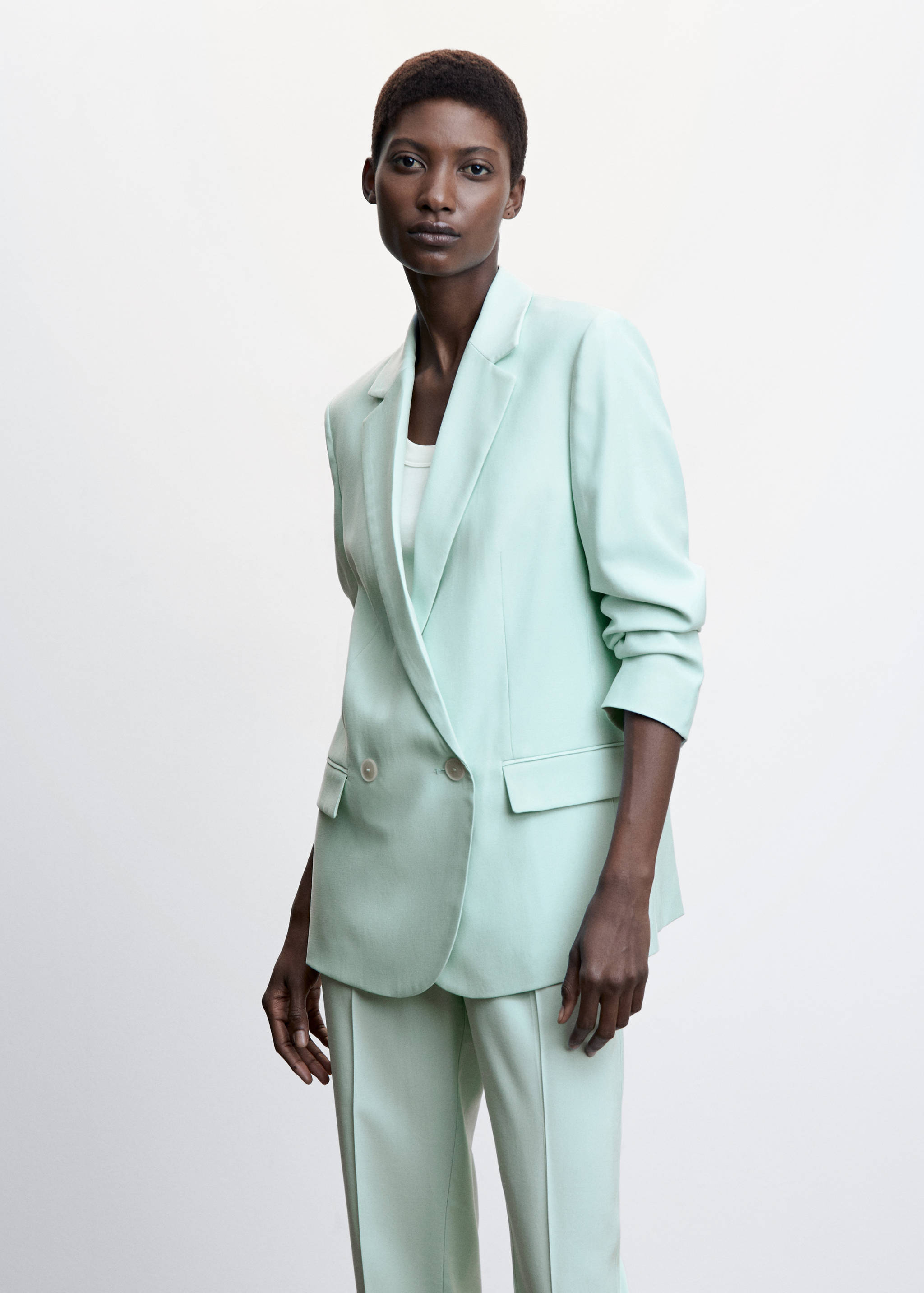 Zweireihige Anzugjacke - Mittlere Ansicht