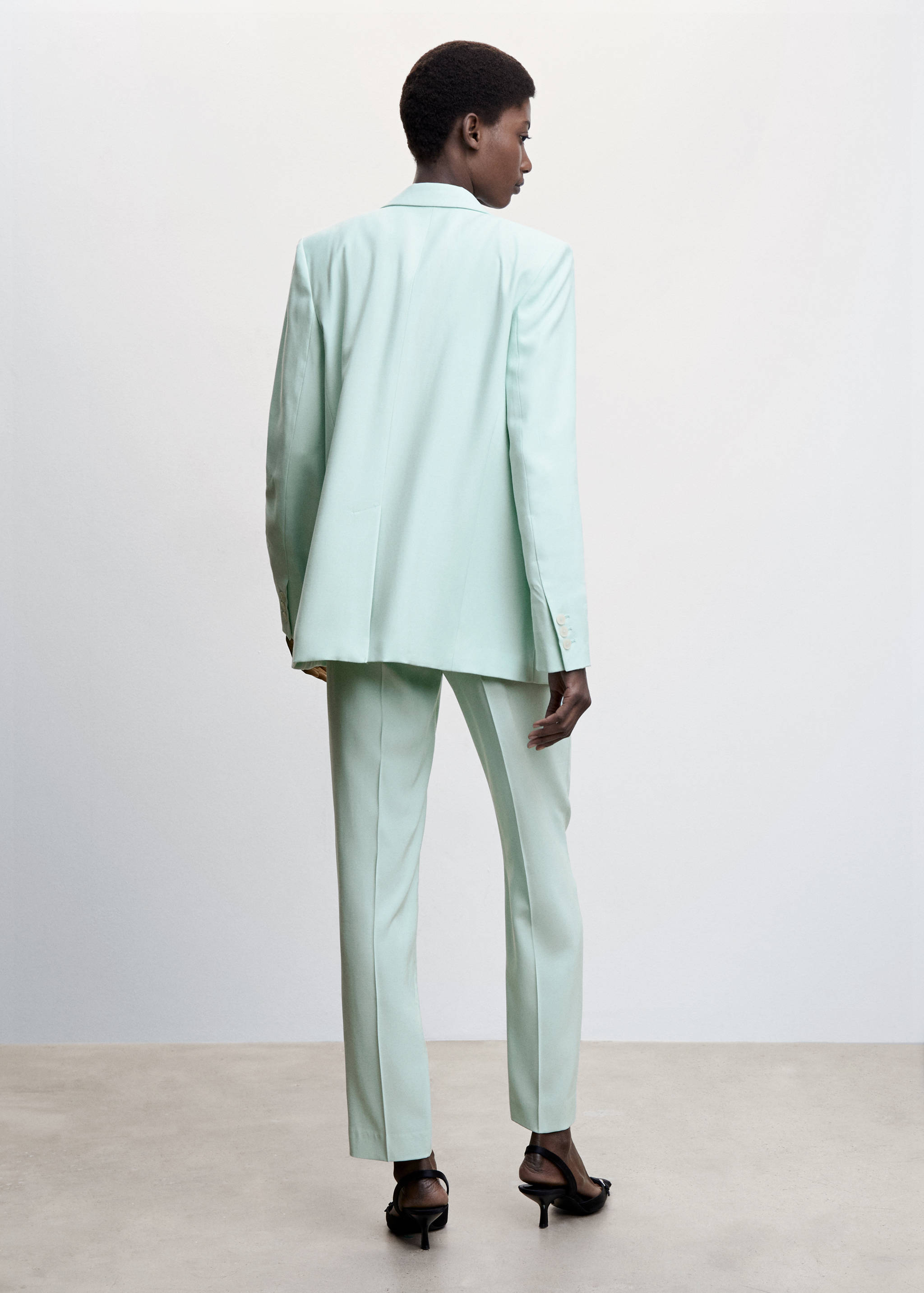 Zweireihige Anzugjacke - Rückseite des Artikels