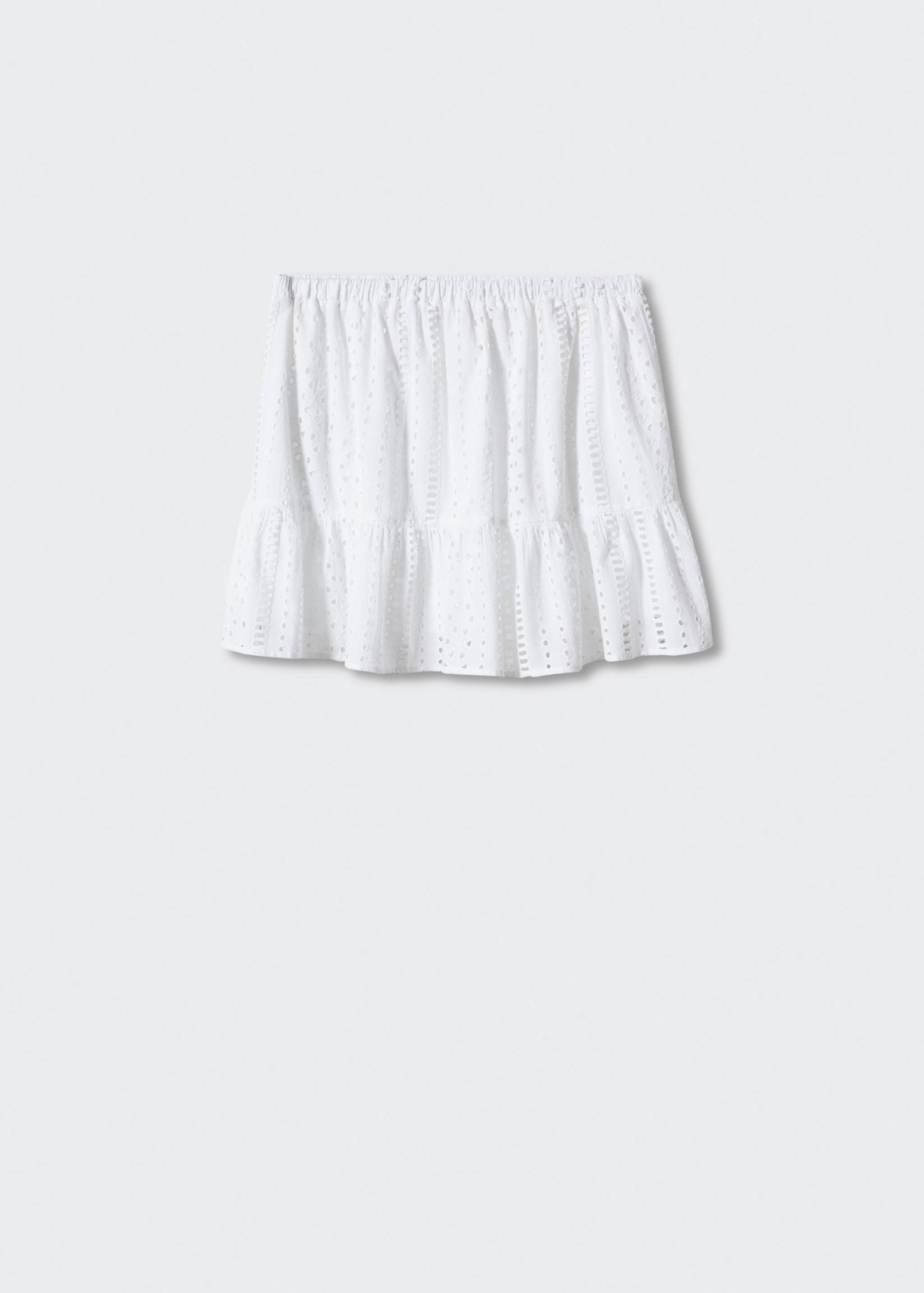 Die-cut cotton skirt - Article without model