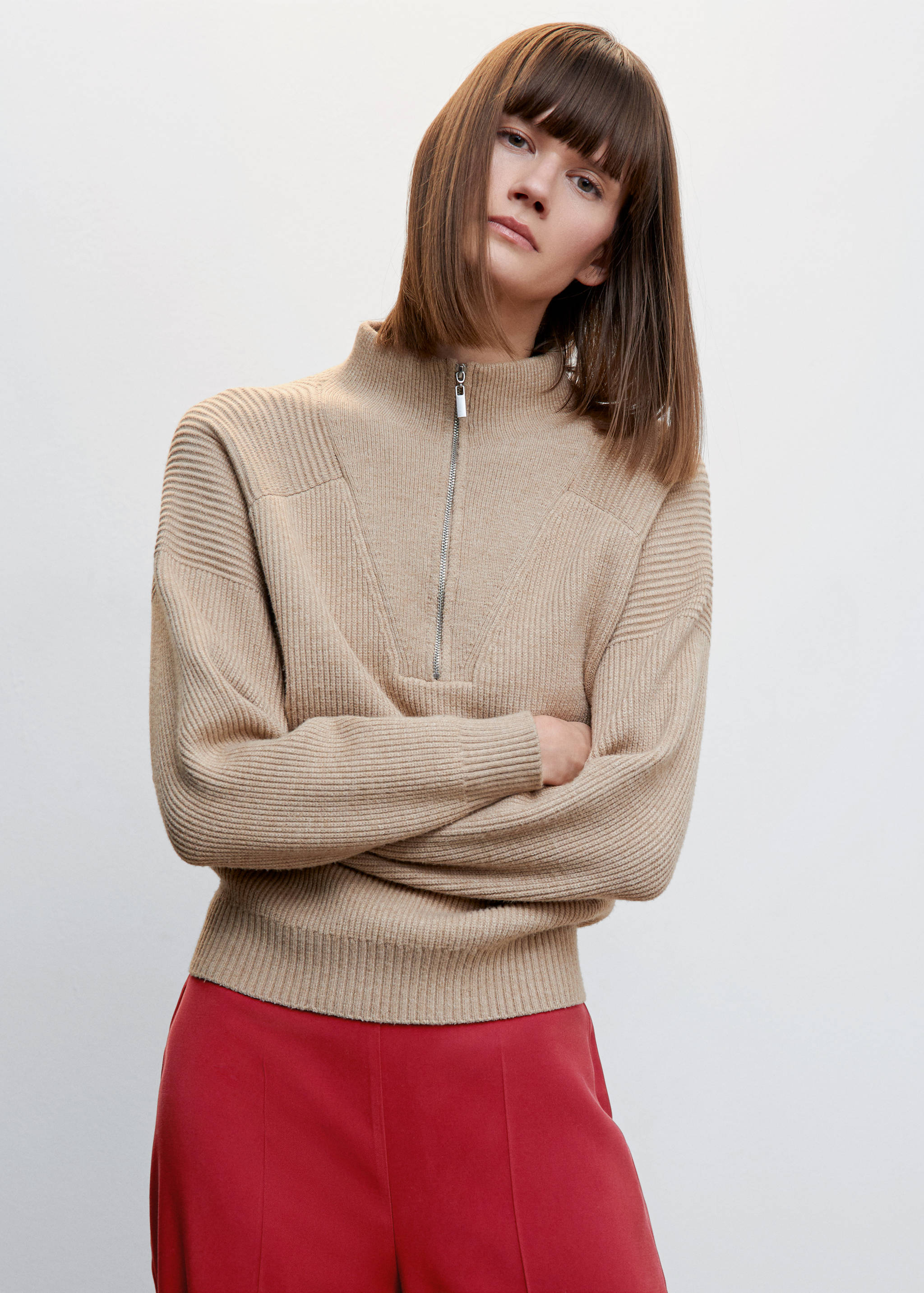 High-waist palazzo trousers - Details of the article 1