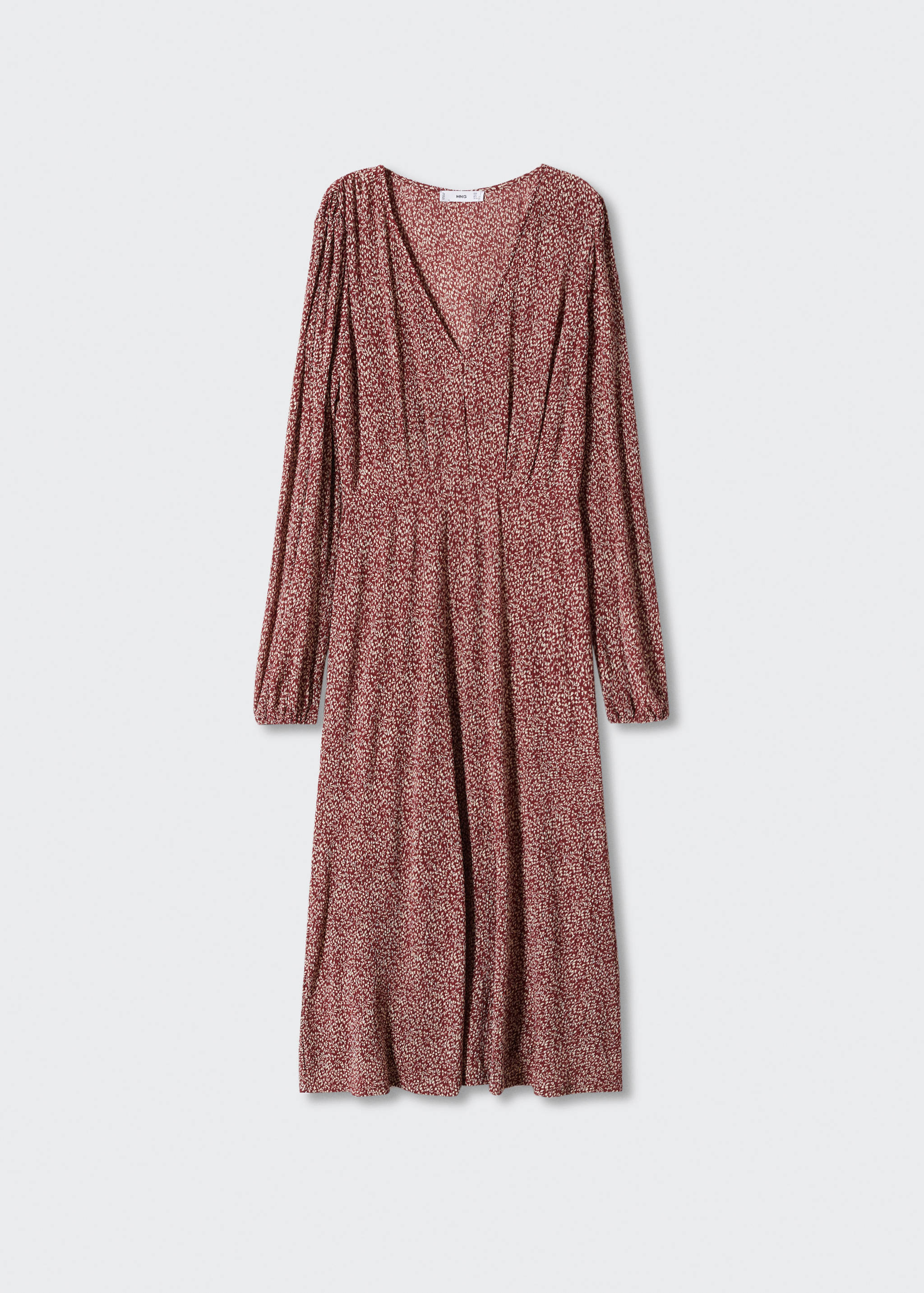 Textured printed dress - Article without model