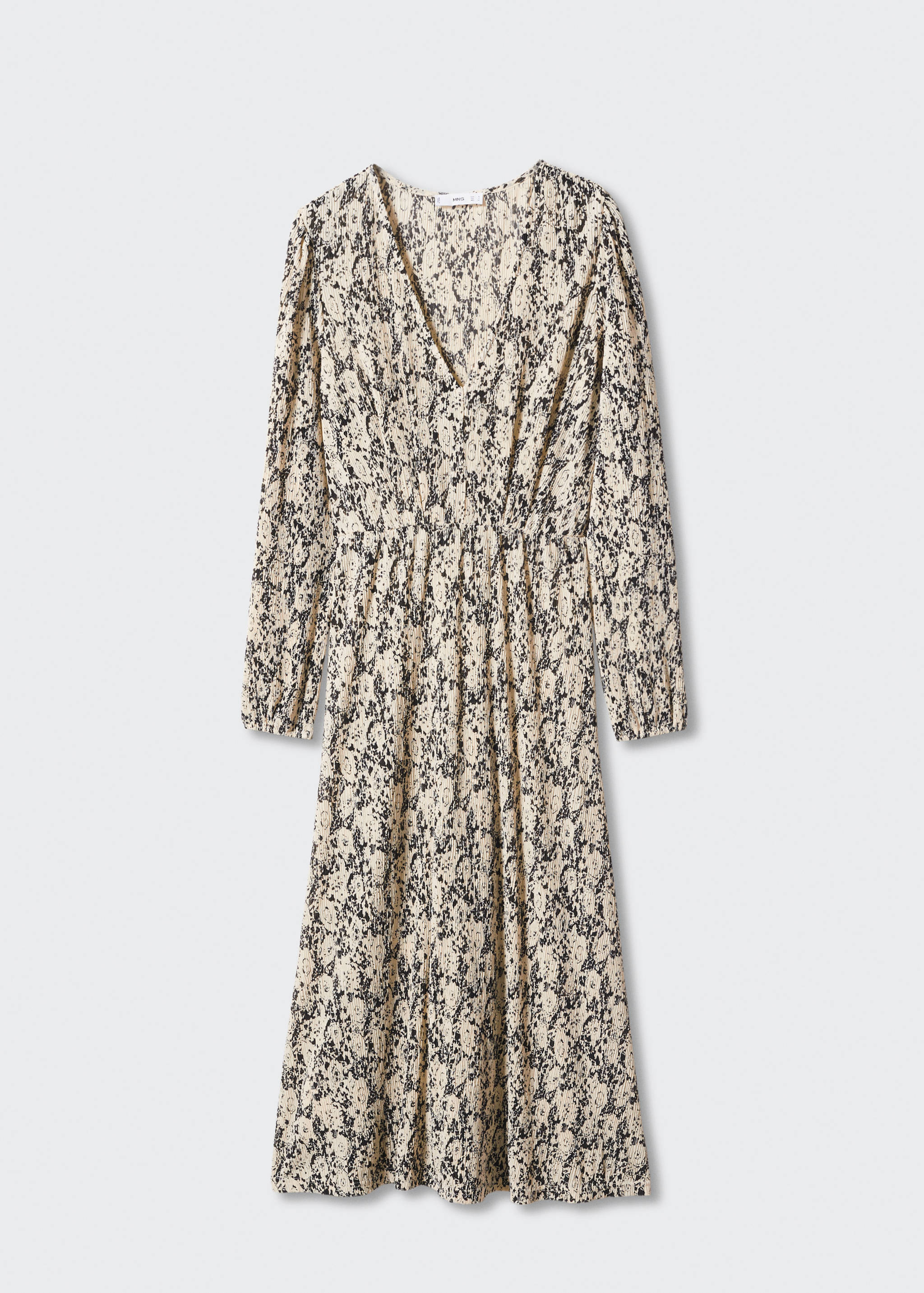 Textured printed dress - Article without model