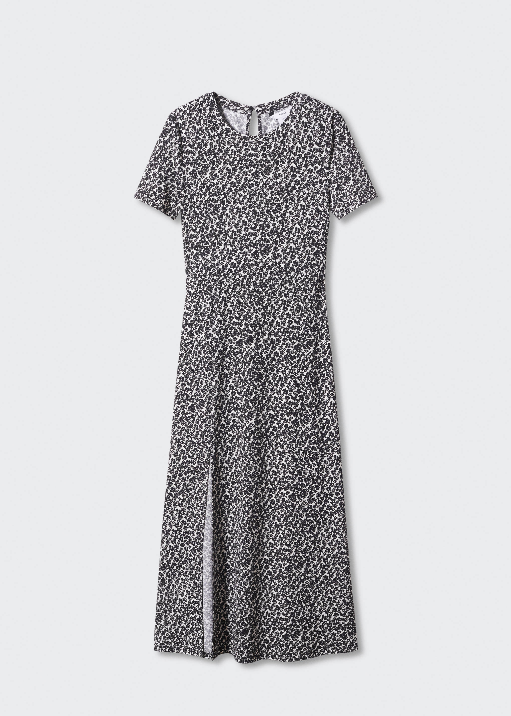 Printed cut-out detail dress - Article without model