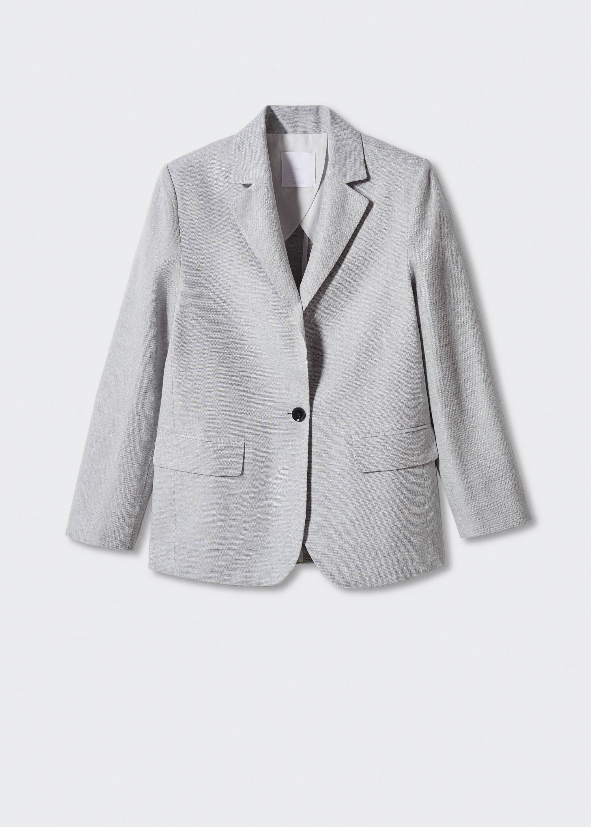 Herringbone linen suit jacket - Article without model