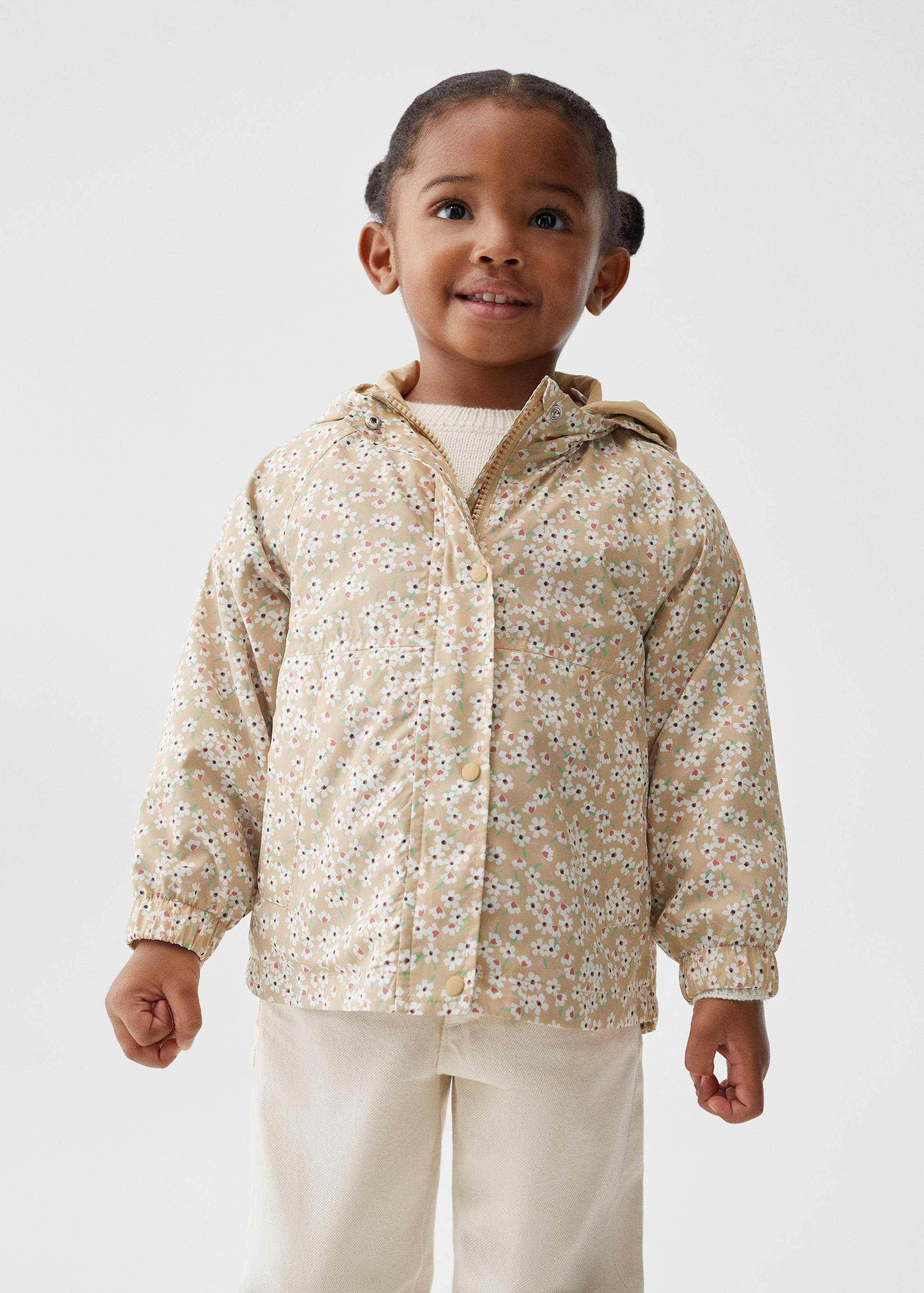 Jaqueta estampat floral - Pla mig