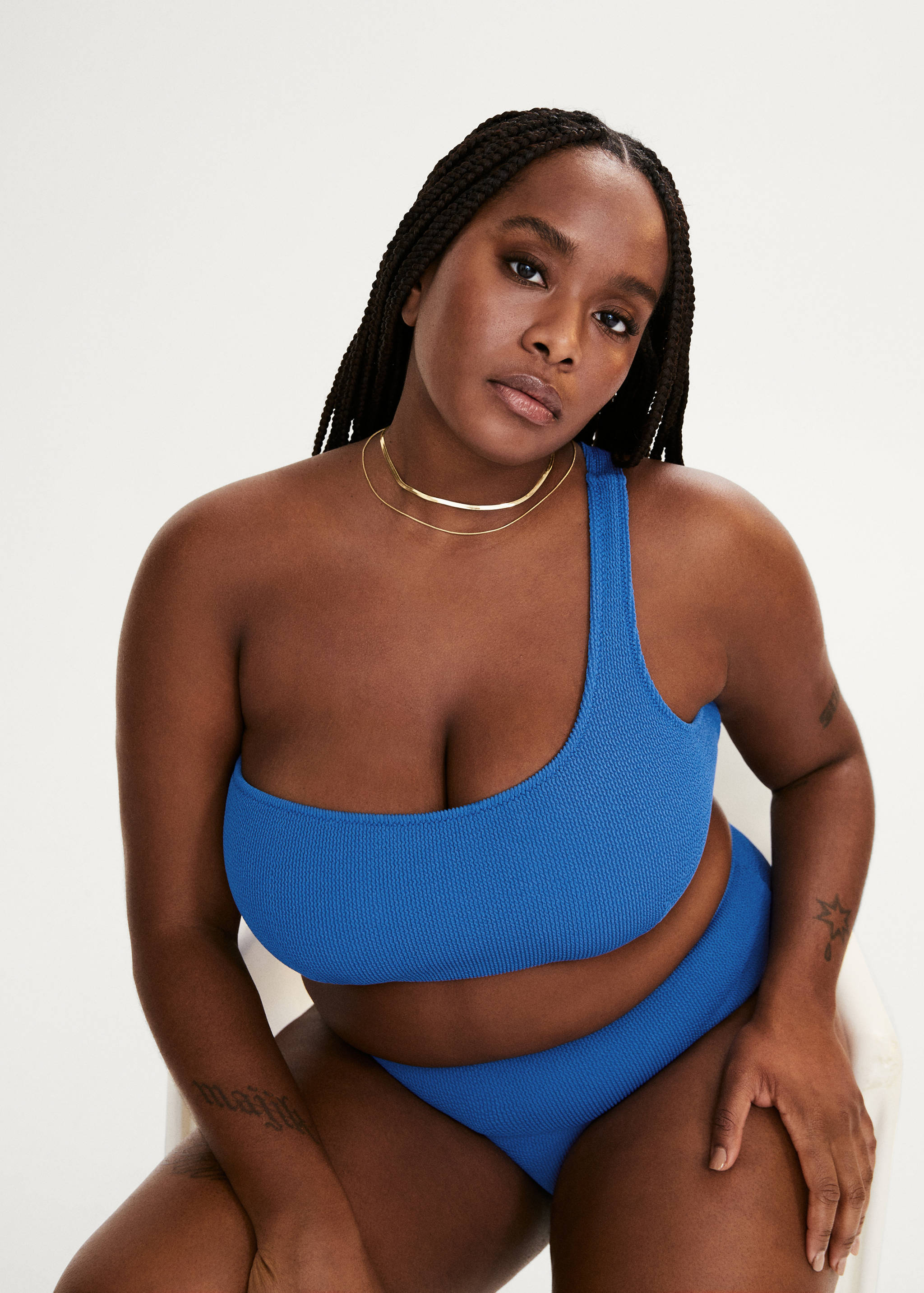 High-waist bikini bottoms - Details of the article 6