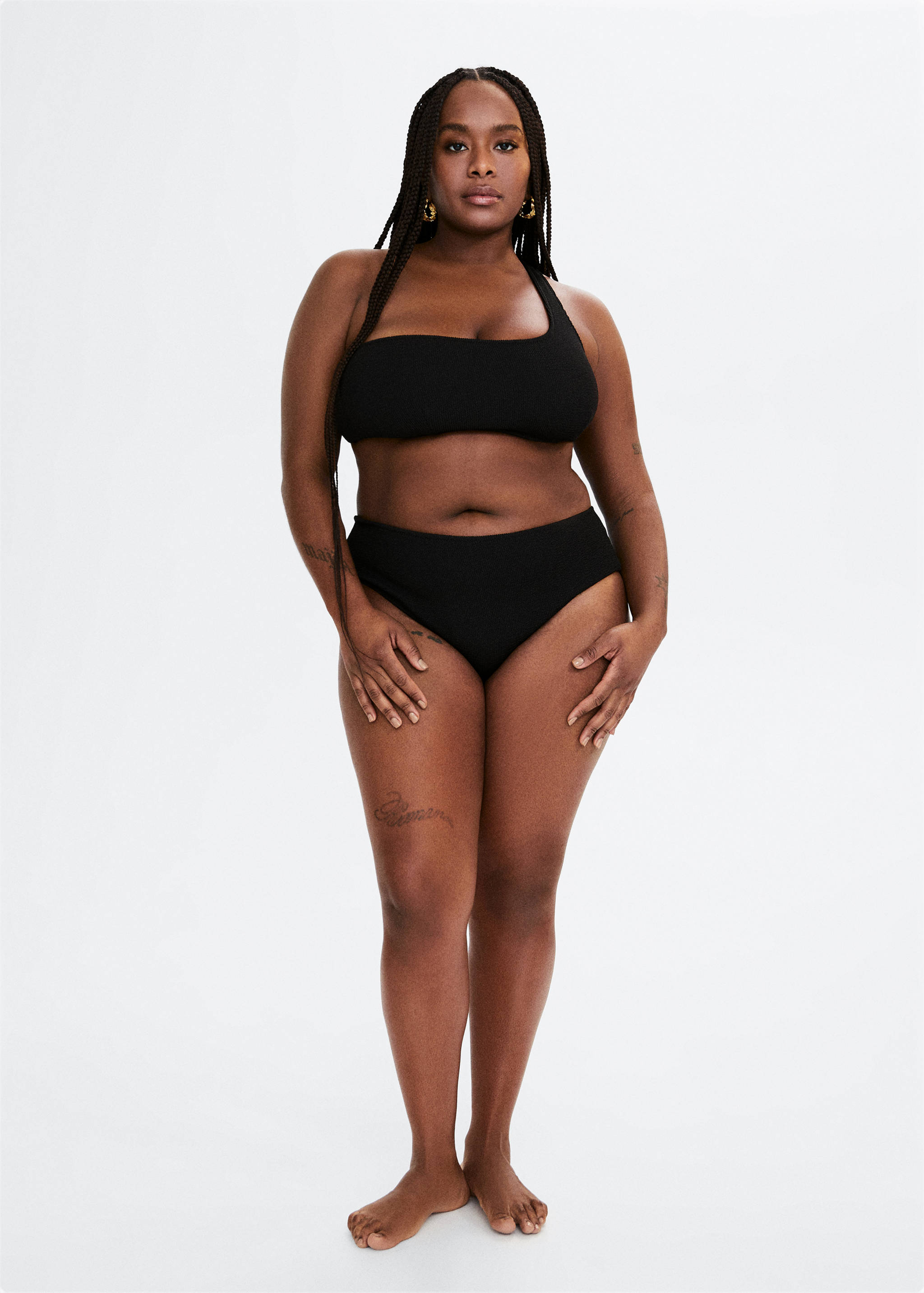 High-waist bikini bottoms - Medium plane