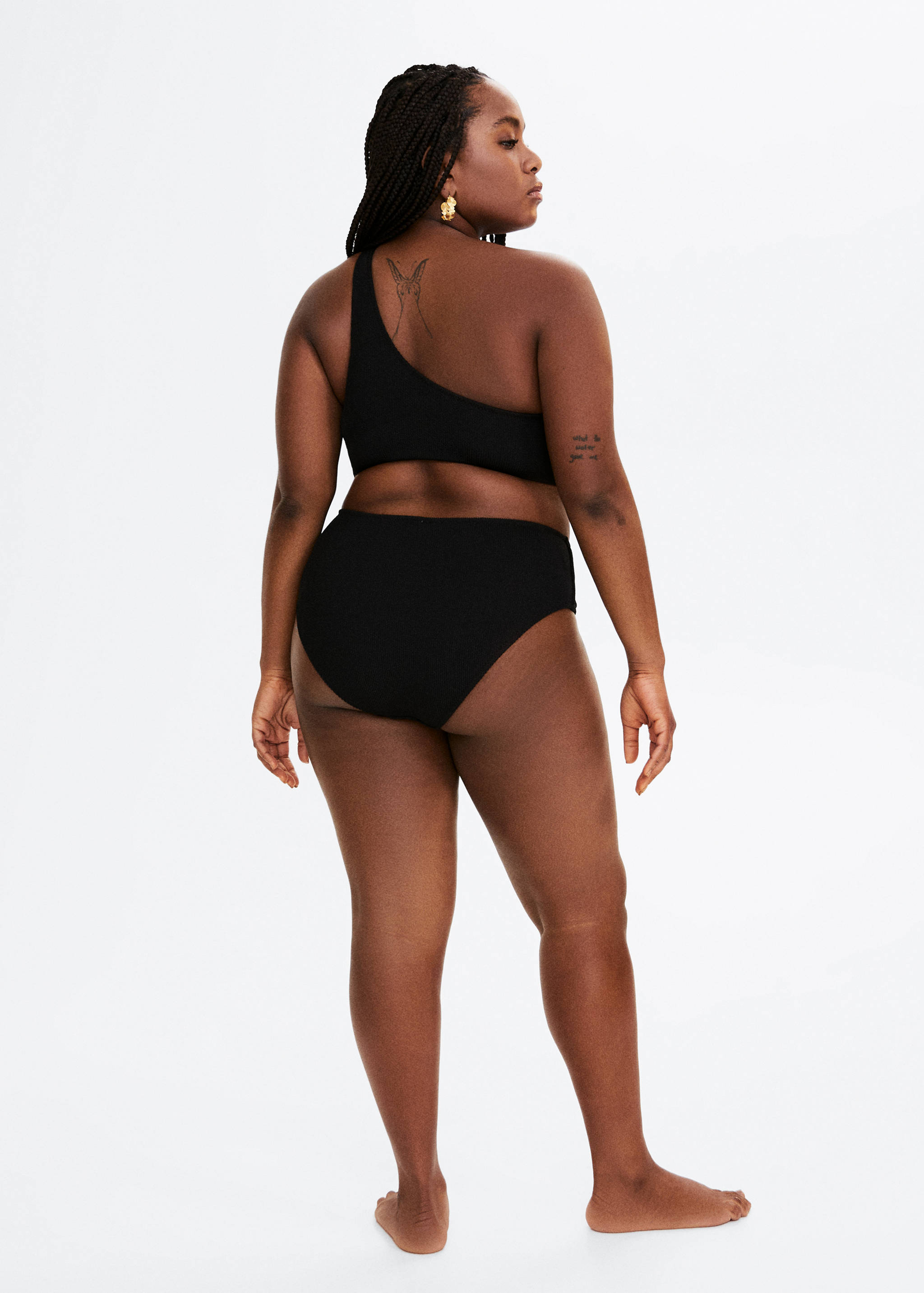 High-waist bikini bottoms - Reverse of the article