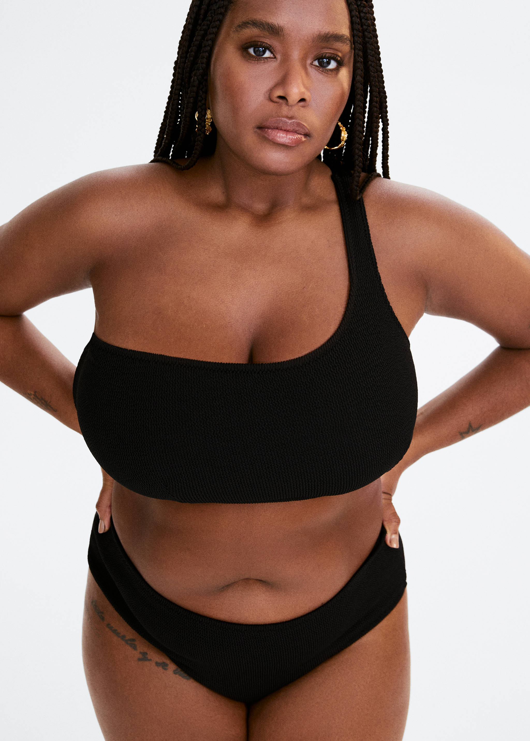 High-waist bikini bottoms - Details of the article 6