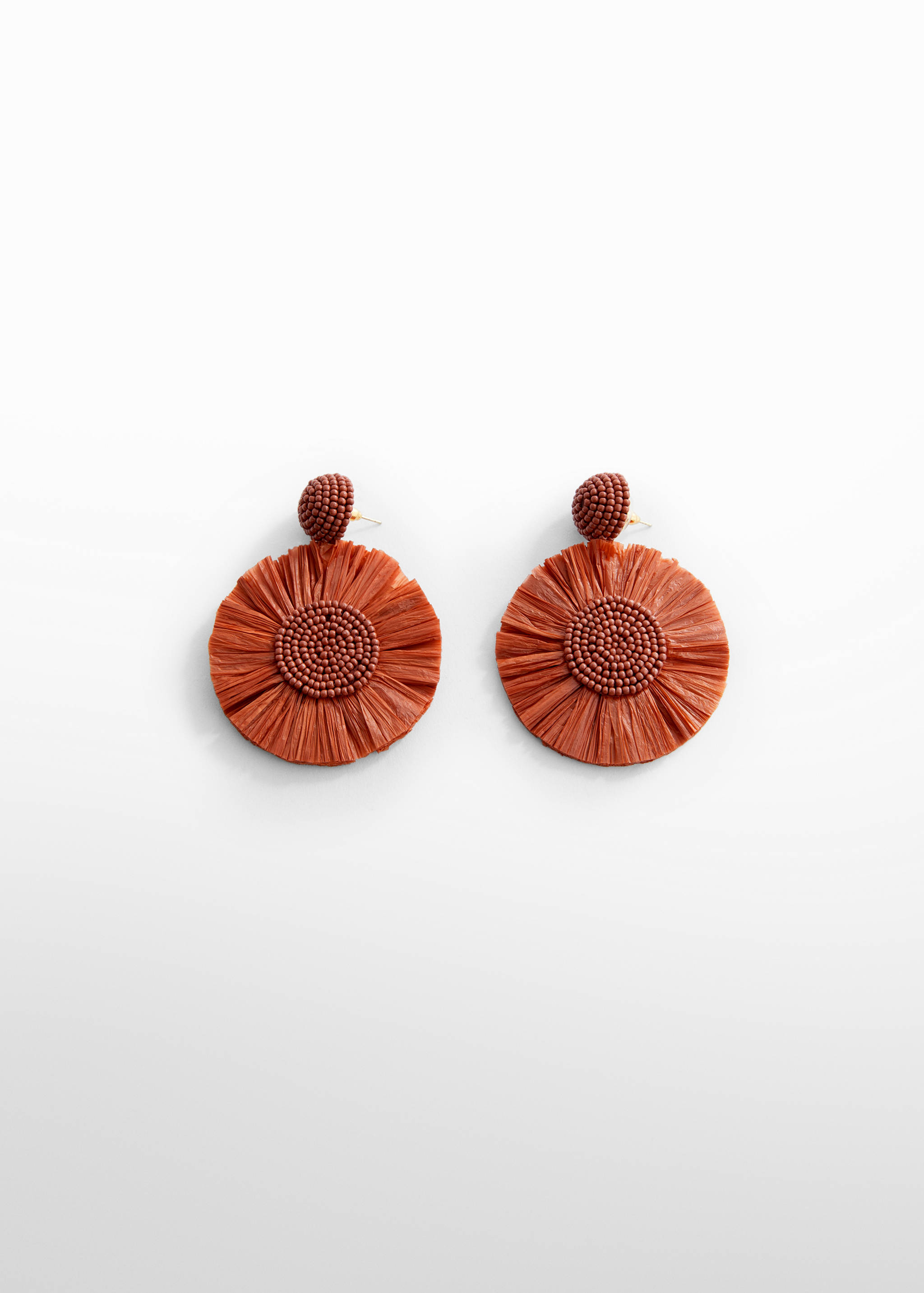 Σκουλαρίκια ψάθινα - Προϊόν χωρίς μοντέλο