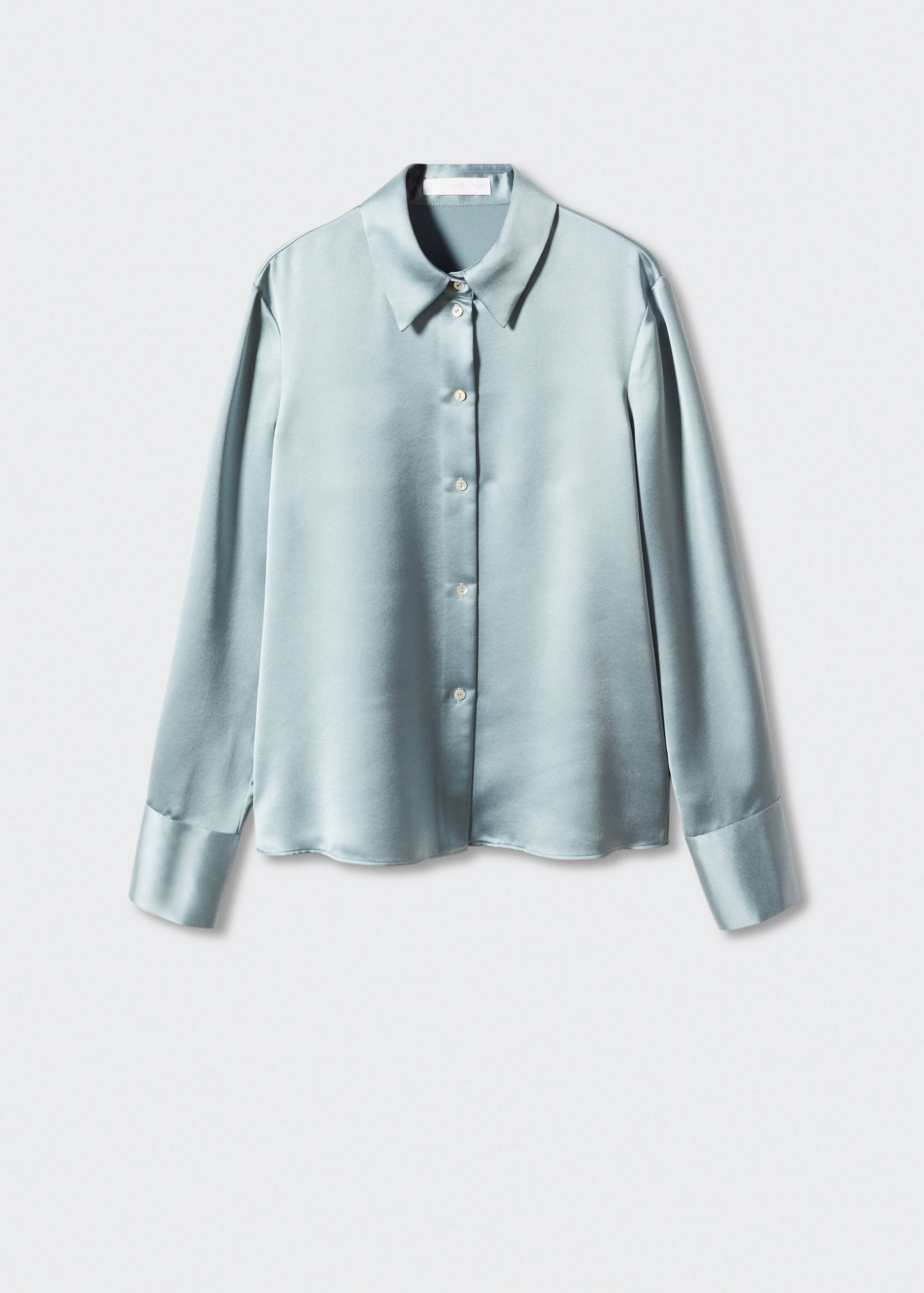 Satin buttoned shirt - Article without model