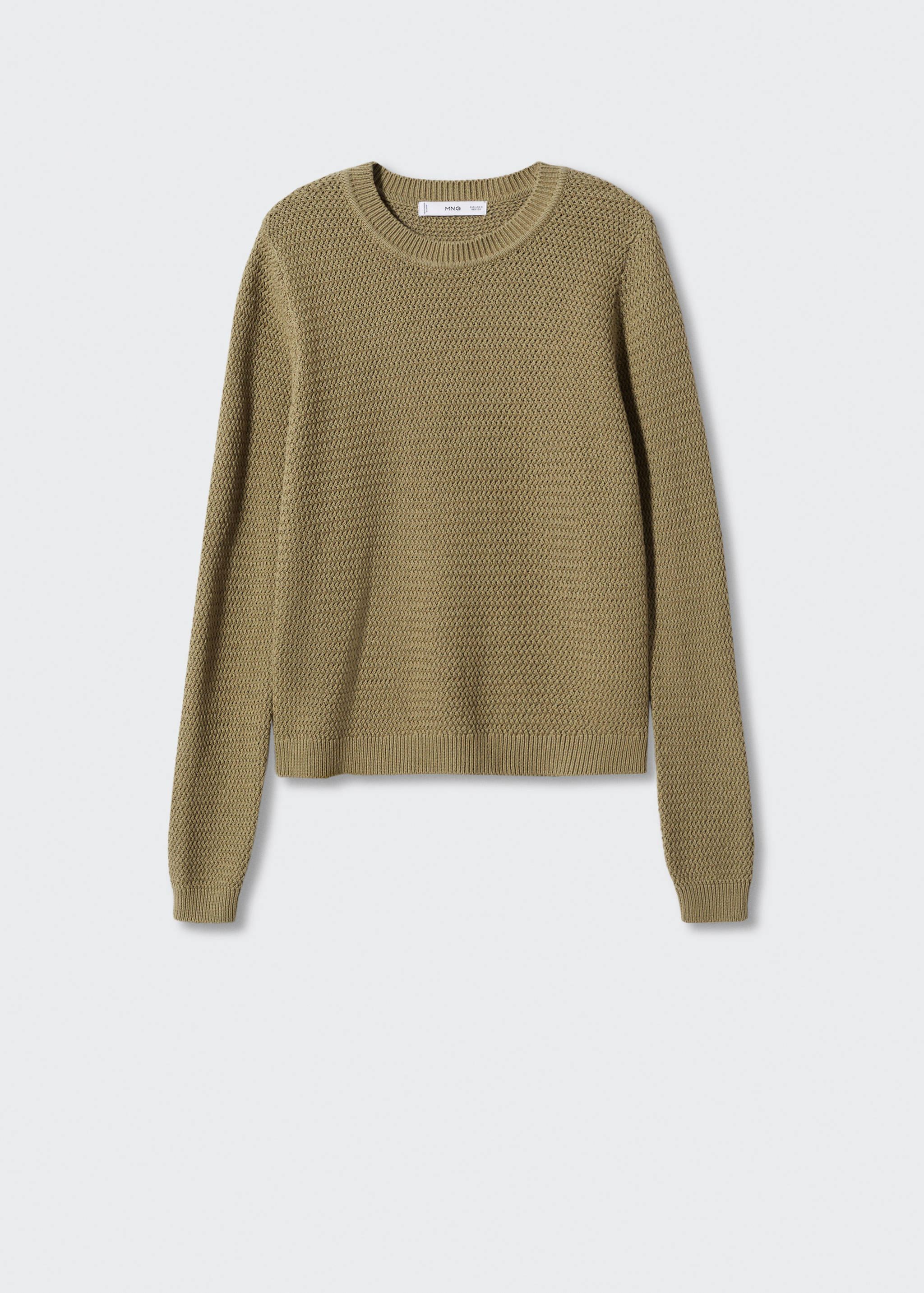 Knit cotton sweater - Article without model