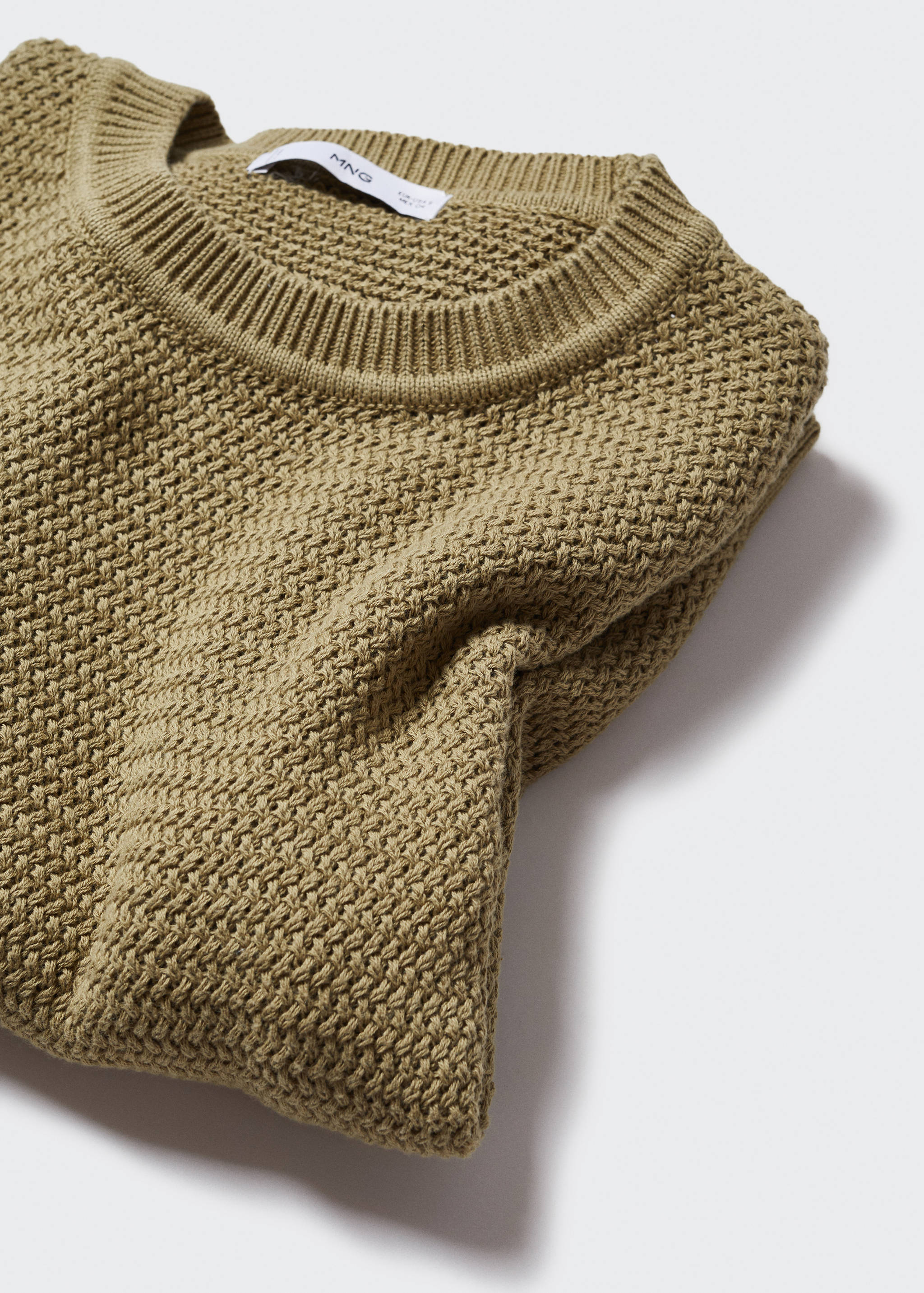 Knit cotton sweater - Details of the article 8